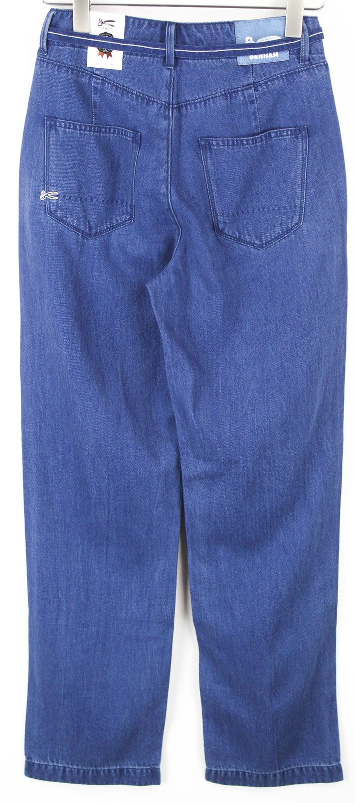 DENHAM Brady Women Jeans W28/L28 Wide Blue Cotton Blend Lightweight Denim