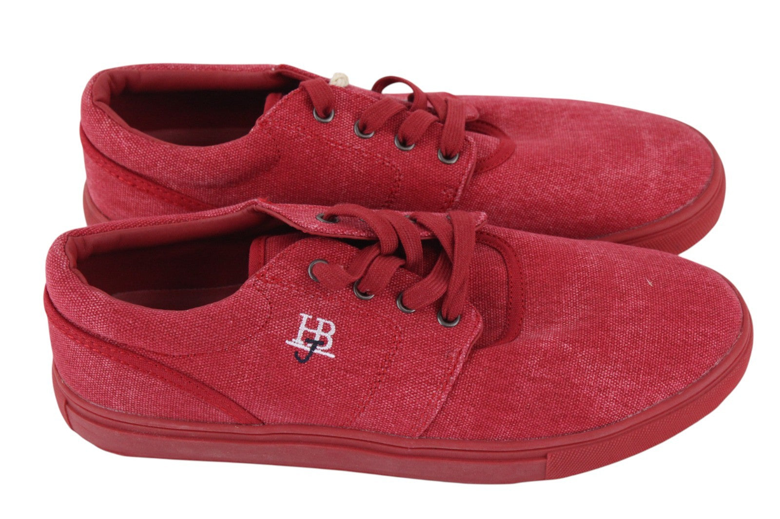 HARMONT & BLAINE Men Trainers EU41 Red Logo Low-Top Laced Leisure Sneakers