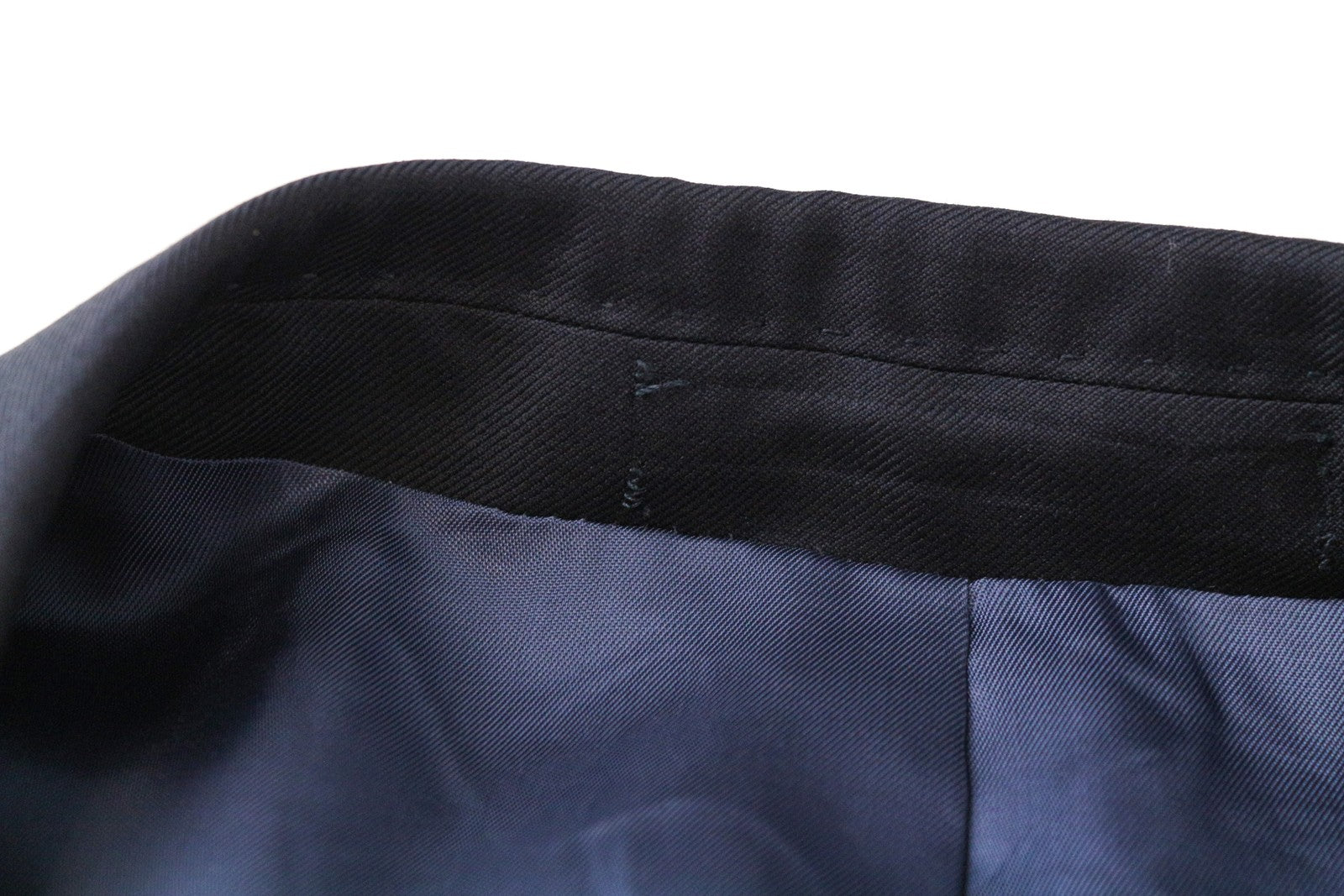 SUITSUPPLY Men Blazer UK46R Dark Blue Pure Wool Single-Breasted Classic Lined
