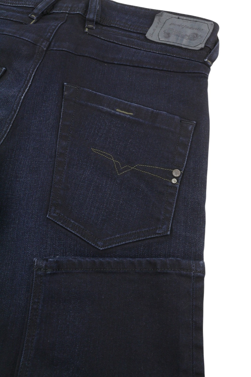 DIESEL Belther-R R46D8 Men Jeans W29/L32 Dark Blue Regular Slim Tapered Stretch