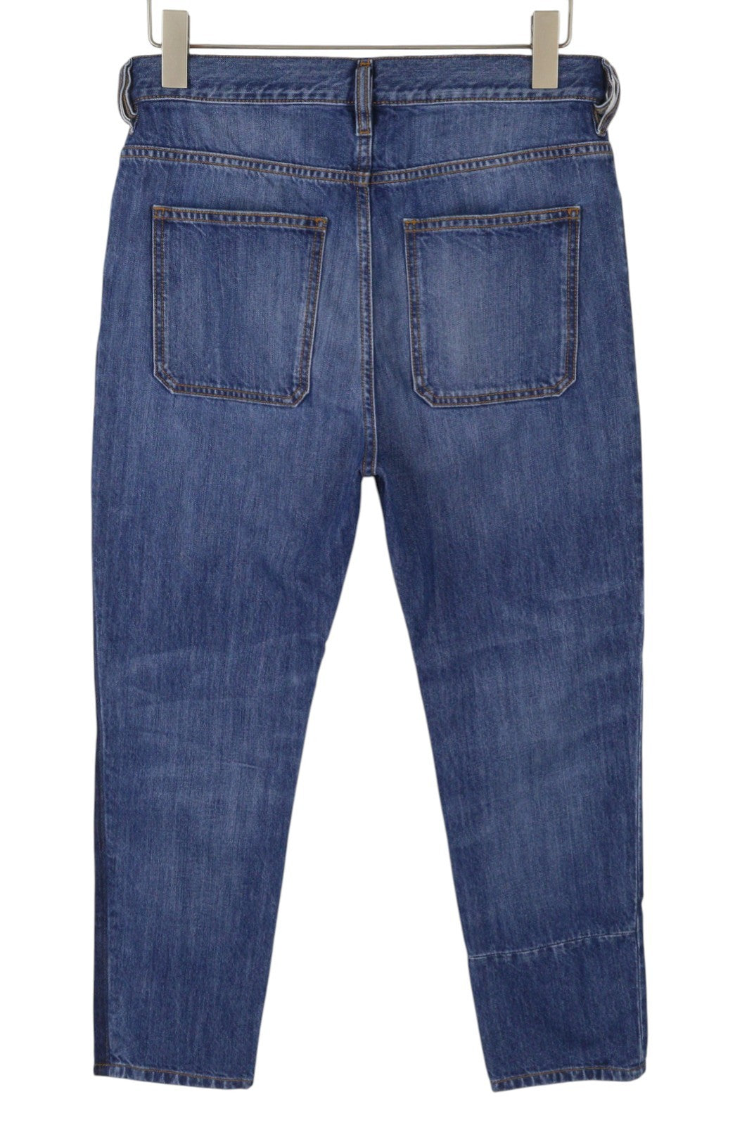 DIESEL D-Wallis 085AR Men Jeans W30 Blue Whiskers Faded Slim Fit Zipped Denim