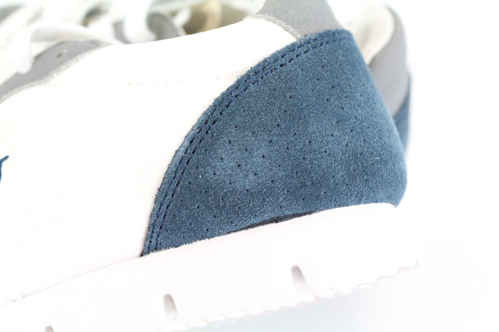 HARMONT & BLAINE Men Trainers EU40 White Blue Logo Laced Sneakers Low-Top Casual