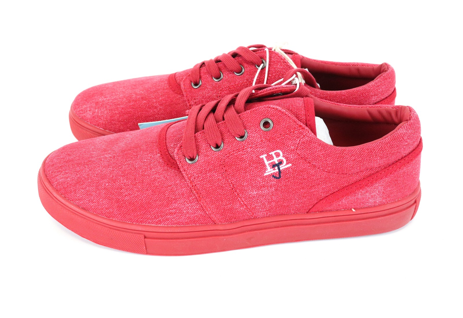 HARMONT & BLAINE Men Trainers EU42 Red Low-Top Laced Unisex Casual Leisure