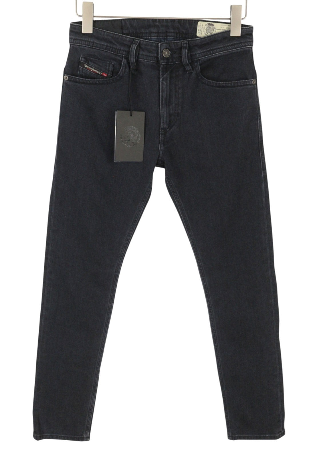 DIESEL Thommer 084NK Men Jeans W27/L30 Dark Blue Slim Skinny Fit Zip Fly