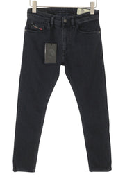 DIESEL Thommer 084NK Men Jeans W27/L30 Dark Blue Slim Skinny Fit Zip Fly