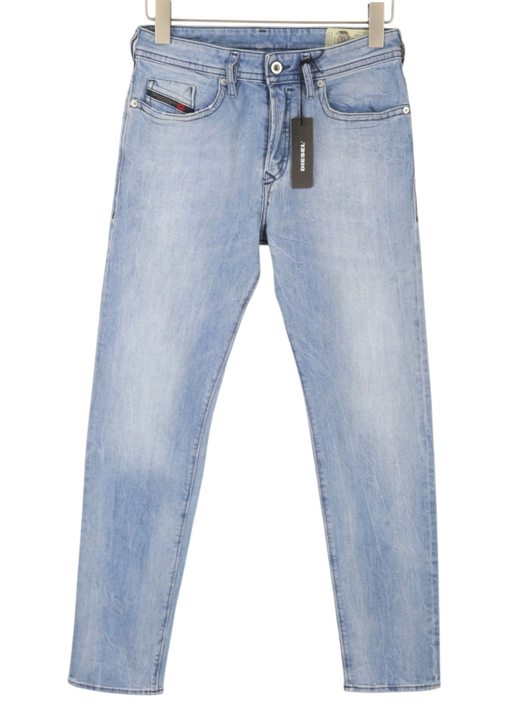 DIESEL Buster 081AL Men Jeans W27/L32 Blue Faded Regular Slim Tapered Stretch