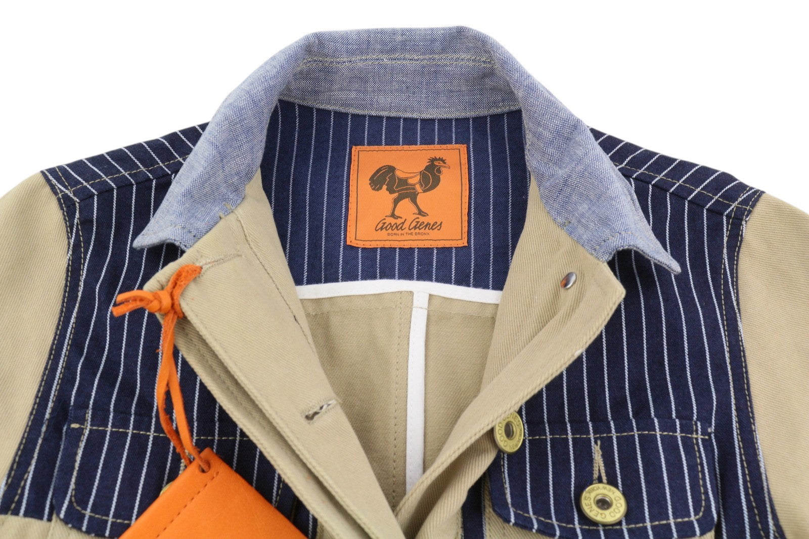 GOOD GENES Her Parka Helen Women Jacket S Beige Patch Pockets Lightweight