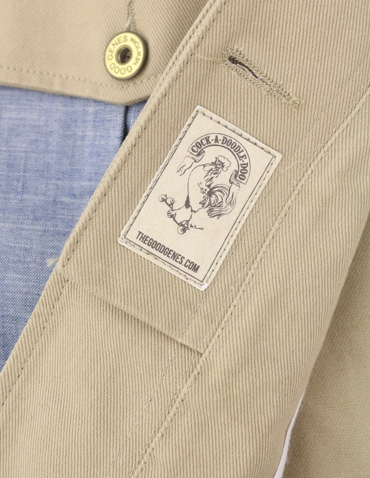GOOD GENES Her Parka Helen Women Jacket S Beige Patch Pockets Lightweight