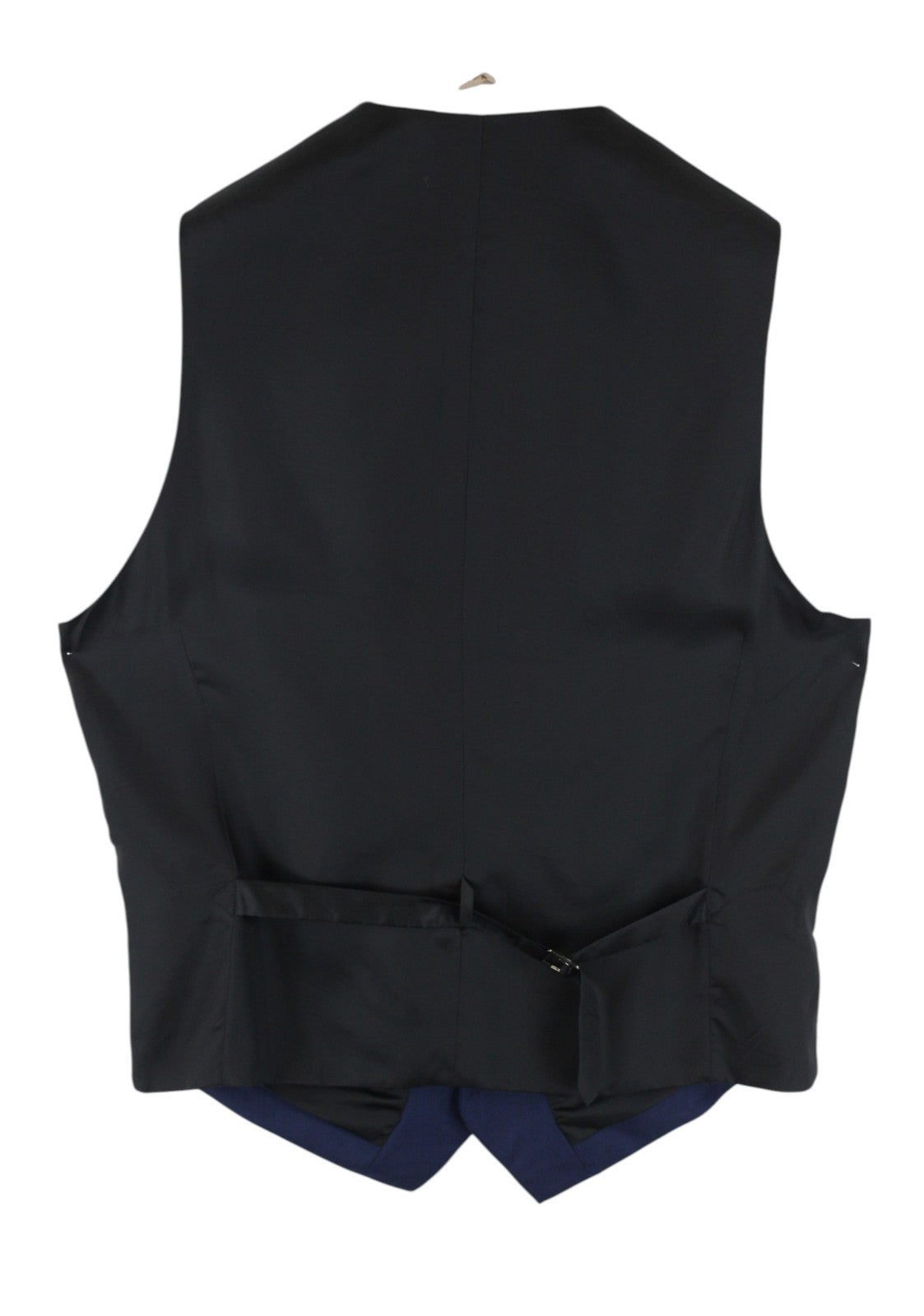 SUITSUPPLY Lazio Men Waistcoat UK38 Blue Pure Wool Single-Breasted U-neck