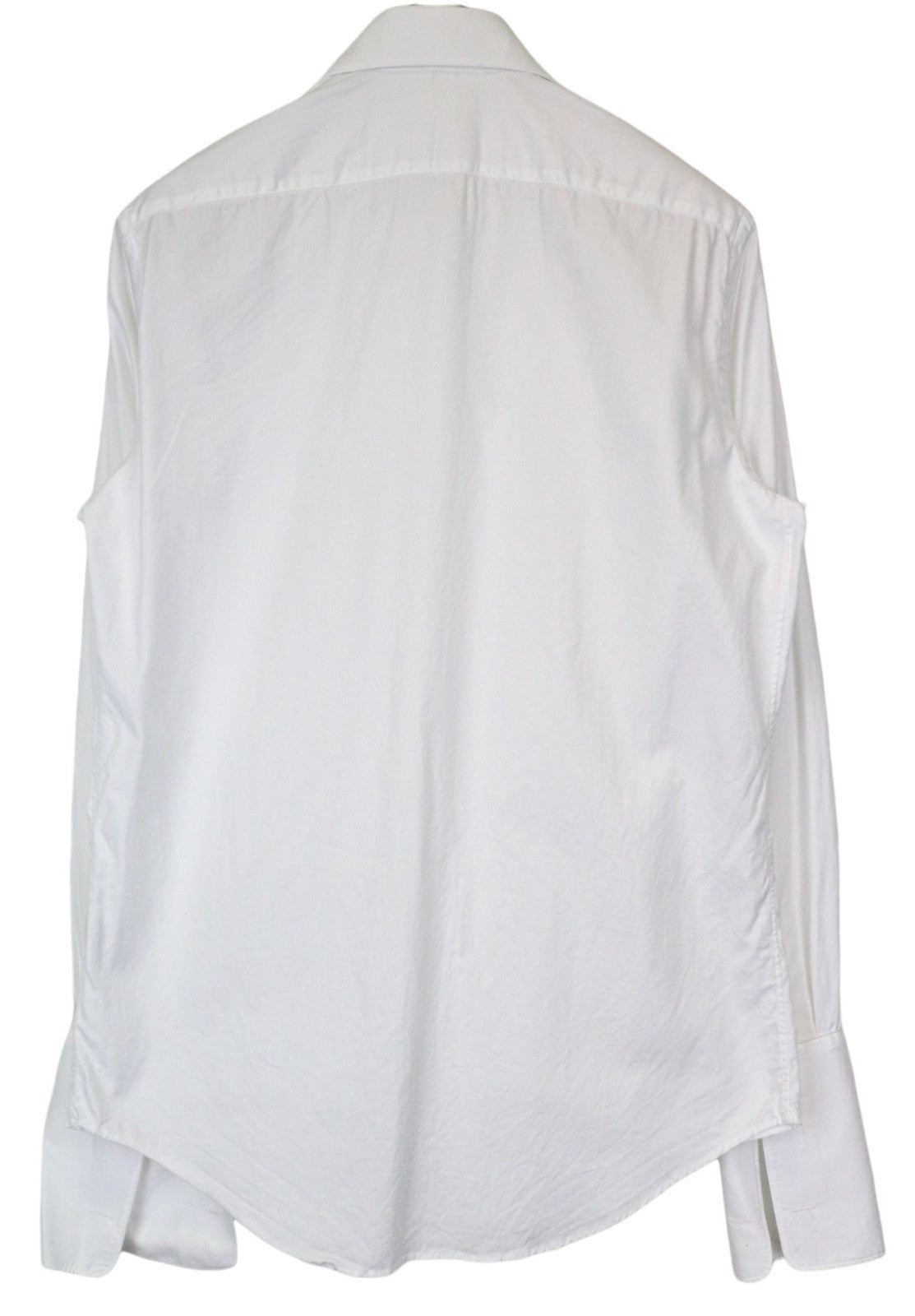 „SUITSUPPLY“ vyriški formalūs marškiniai, 40/15 3/4 ploni, balti medvilniniai, iškirpti, dryžuoti marškiniai 