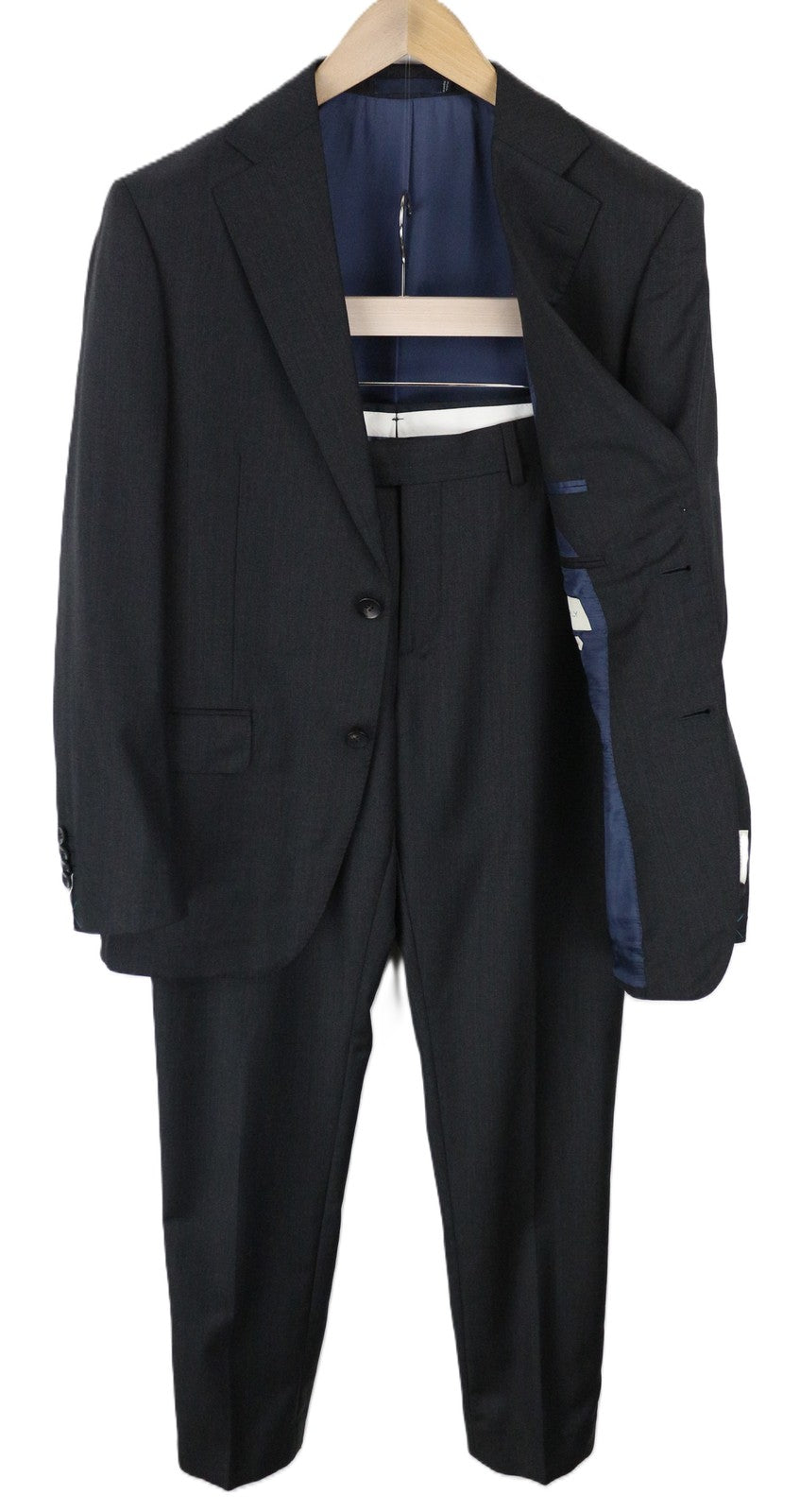 SUITSUPPLY Napoli Men Suit UK36R Wool Super 110's Grey Single-Breasted 2 Piece