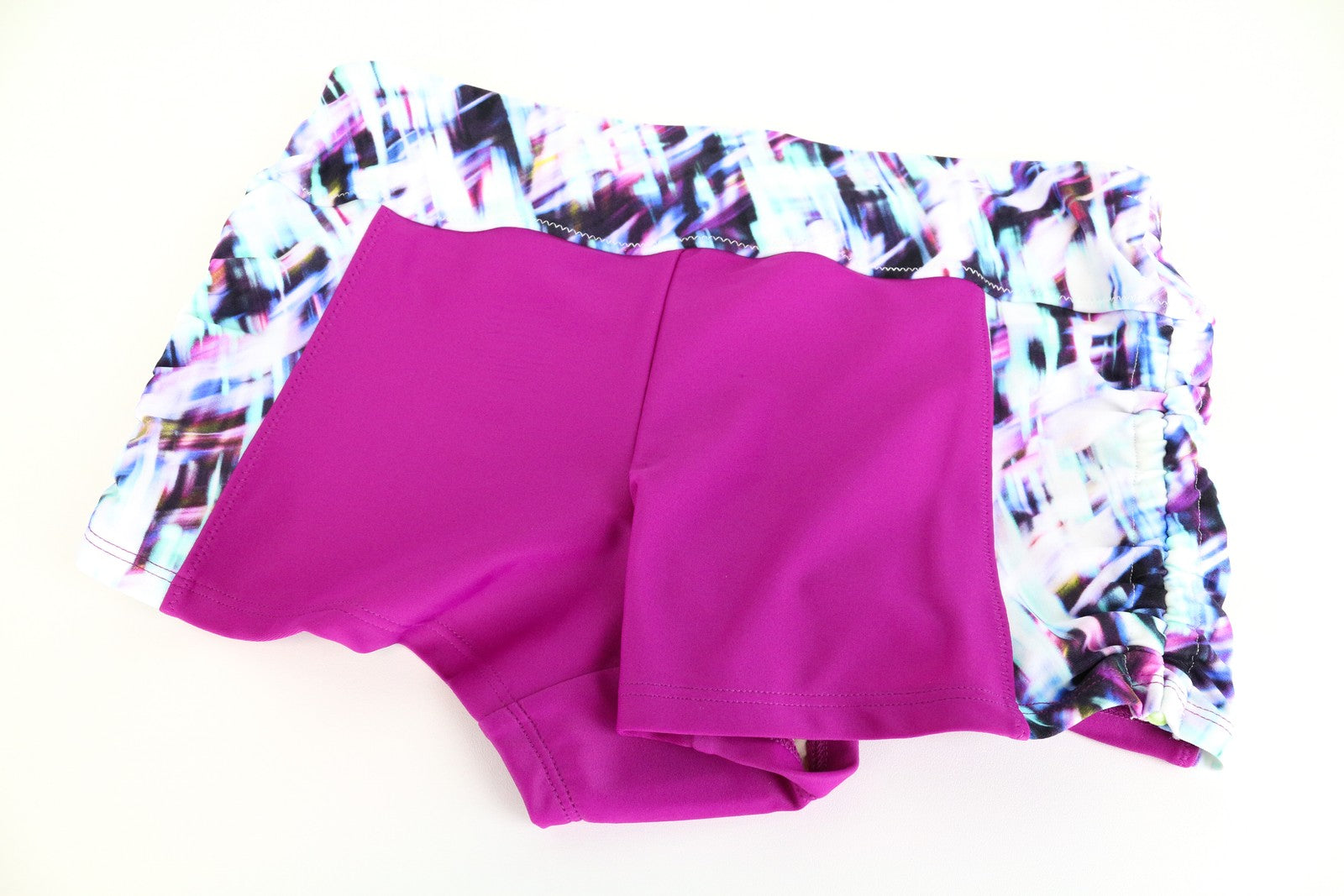 SWEATY BETTY Spin Women Swimwear S Pink Stretch UPF50+ Printed Bikini Short