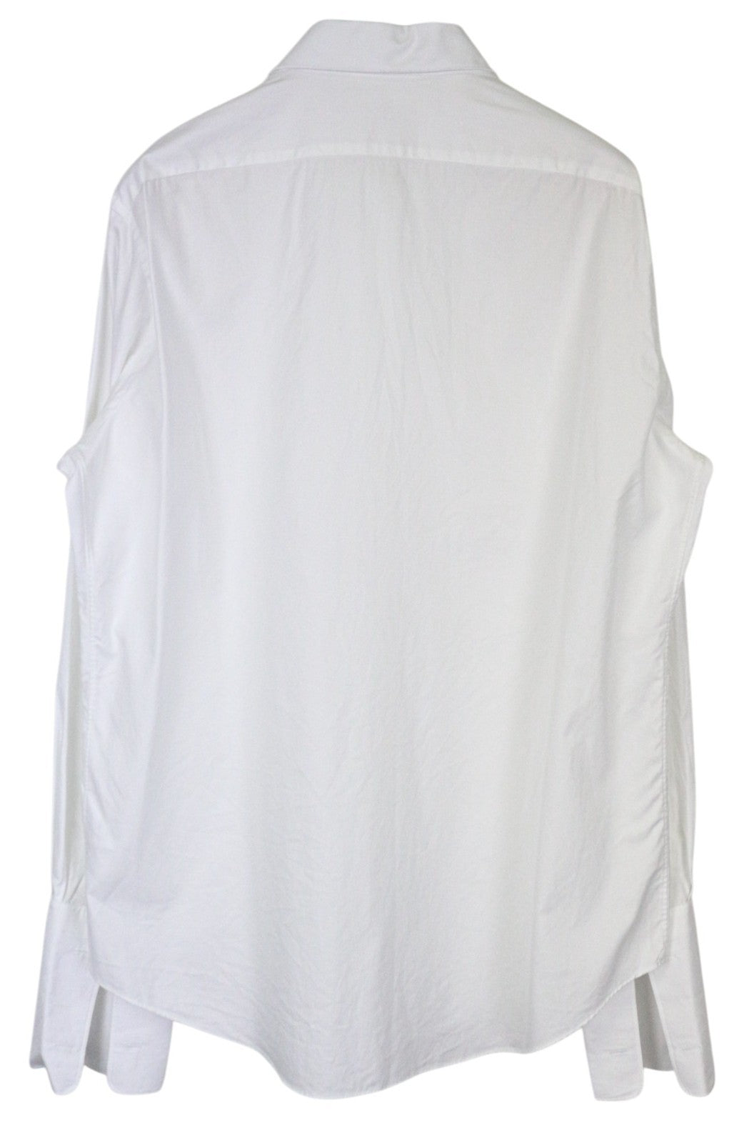 SUITSUPPLY vyriški formalūs marškiniai 46/18 ploni balti medvilniniai dryžuoti marškiniai ilgomis rankovėmis 