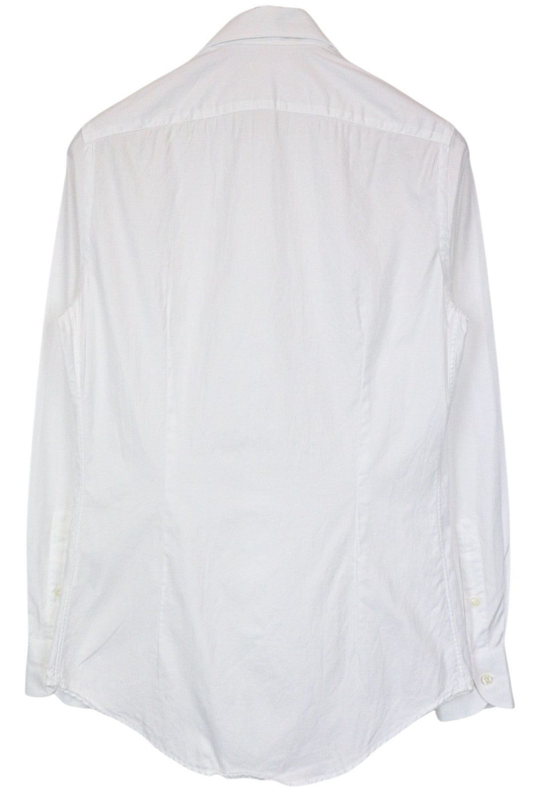 SUITSUPPLY vyriški formalūs marškinėliai 38/15 ypač ploni balti medvilniniai marškinėliai su iškirpte ilgomis rankovėmis 