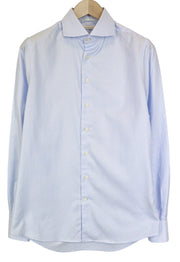 SUITSUPPLY Men's Formal Shirt 40/15.75 Extra Slim Striped Pure Cotton Try-On Fit