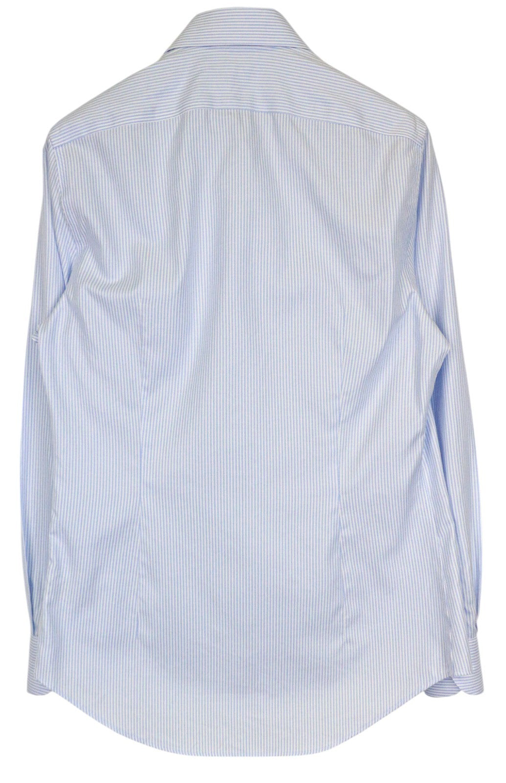 SUITSUPPLY Men's Formal Shirt 40/15.75 Extra Slim Striped Pure Cotton Try-On Fit