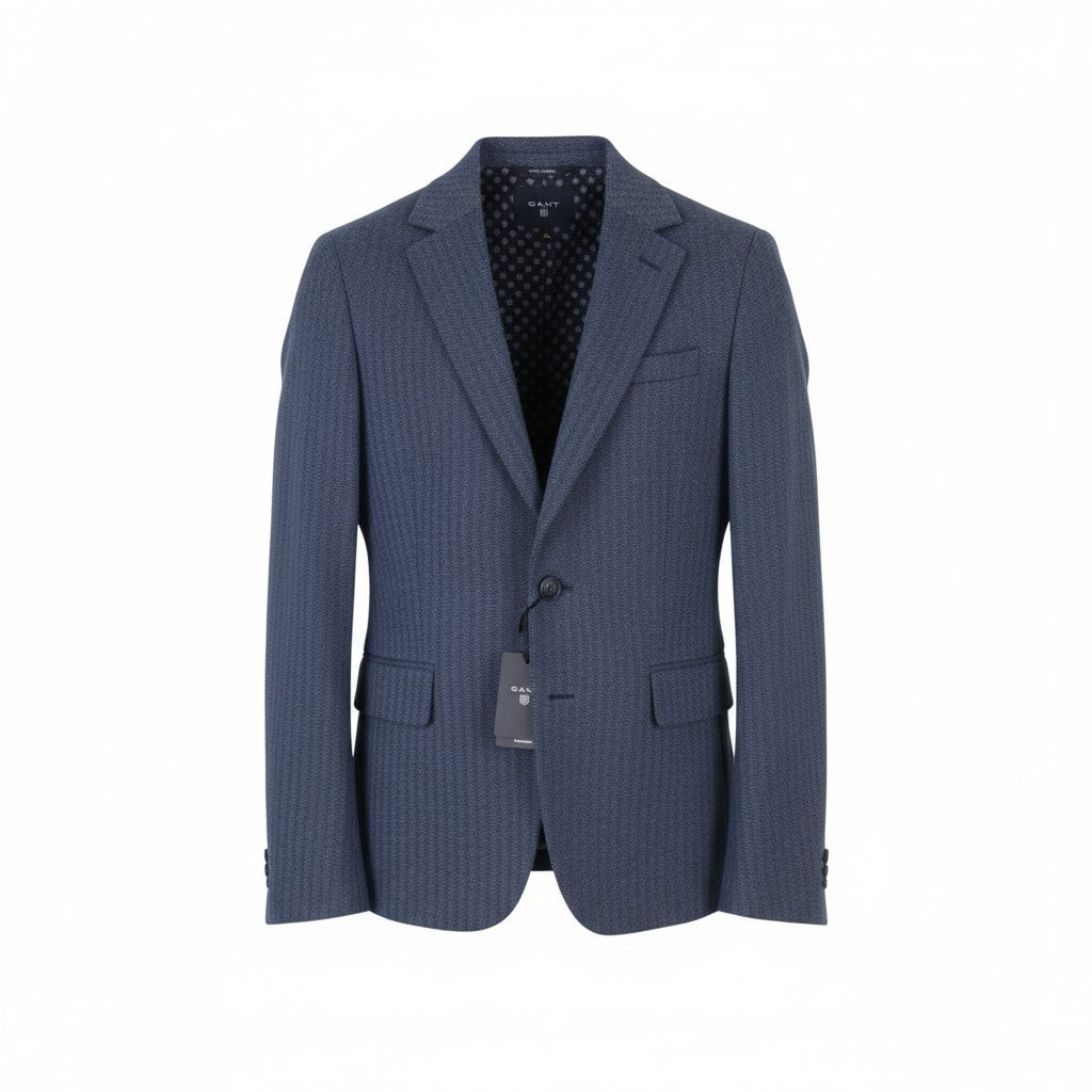 Blue Cotton Blazer