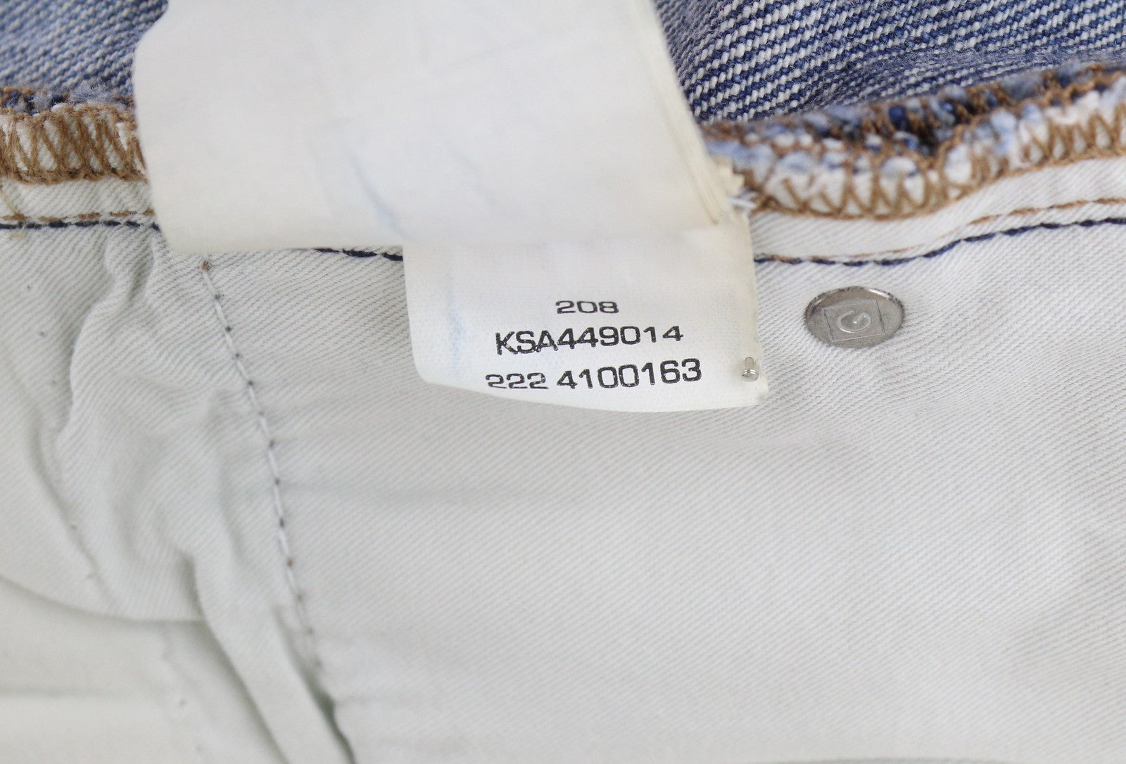 GANT HW Relaxed Straight Rip Women Jeans W30 Mid Blue Vintage Distressed