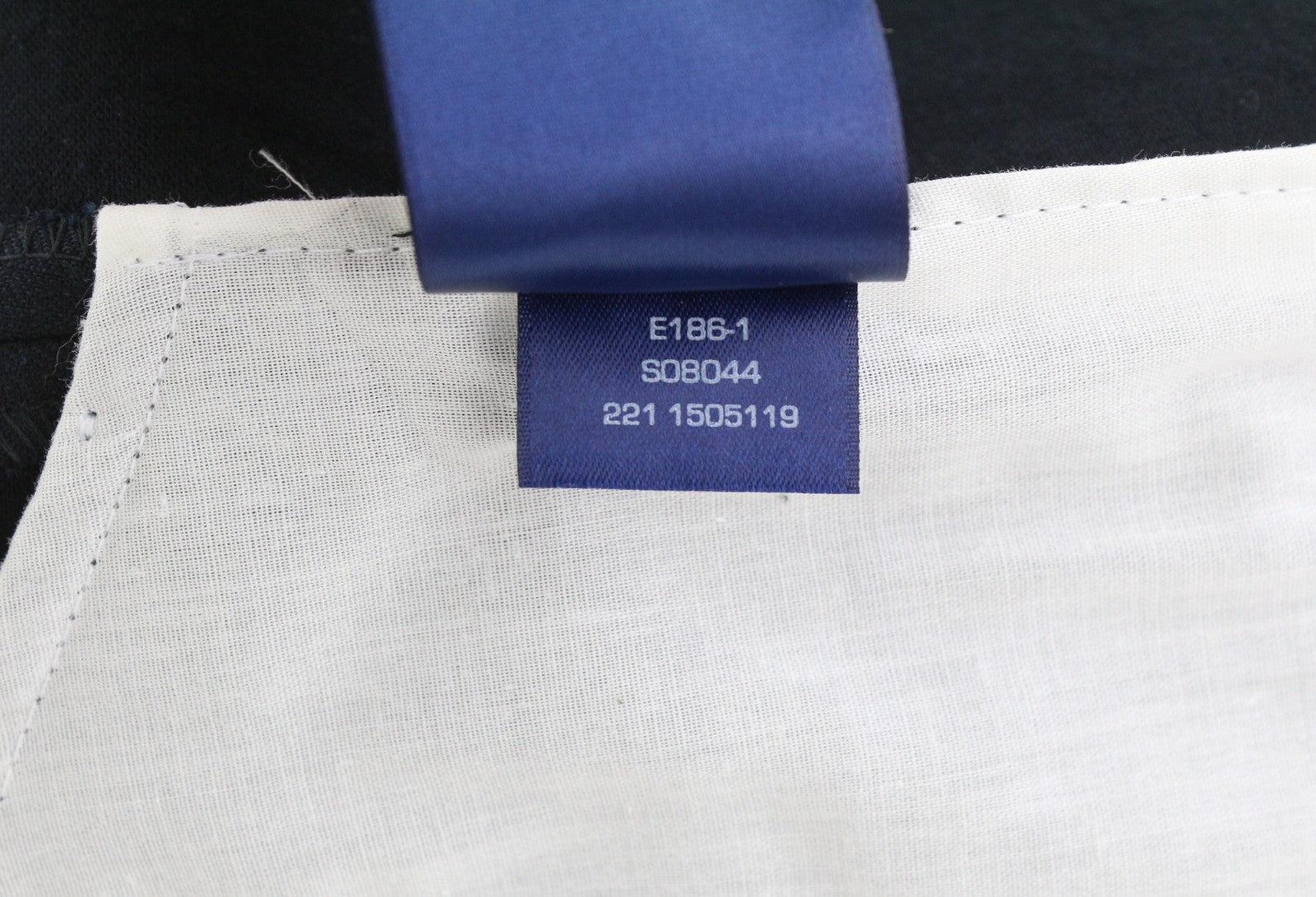 GANT Stretch Linen Men Trousers EU54 Evening Blue Tailored Zip