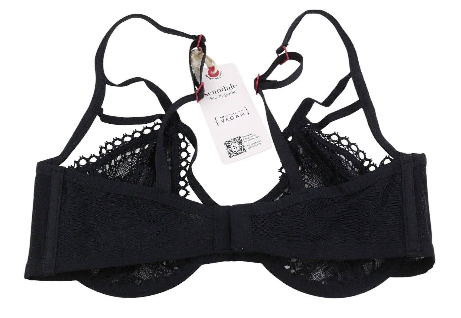 SCANDALE Plunge In Floral Lace-Unpadded & Wired Women Bra 90E Guipure Laces