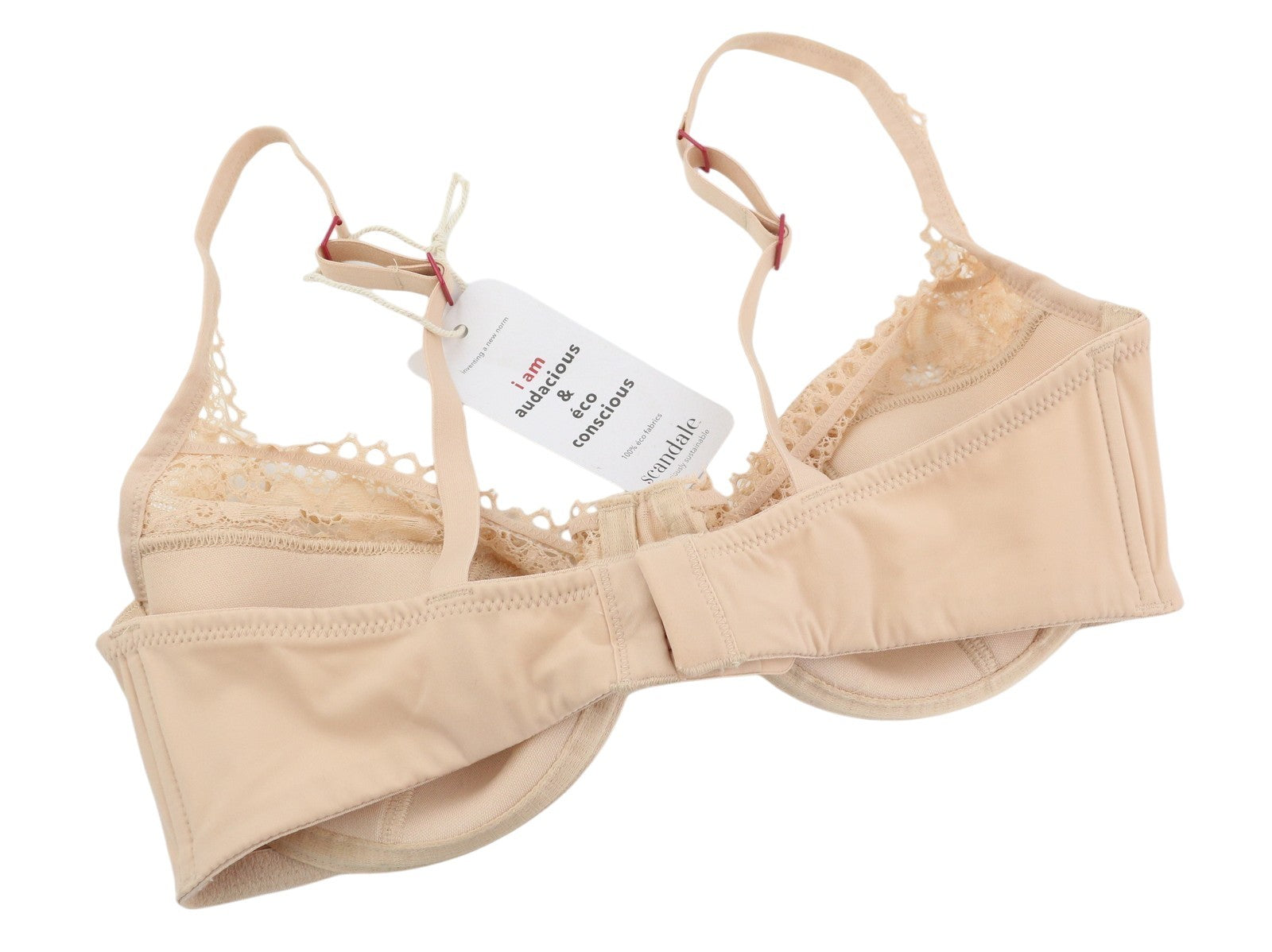 SCANDALE Le Balconet 1/2 Spacer Sensual-Nude A14 Women Bra 75B Guipure Laces