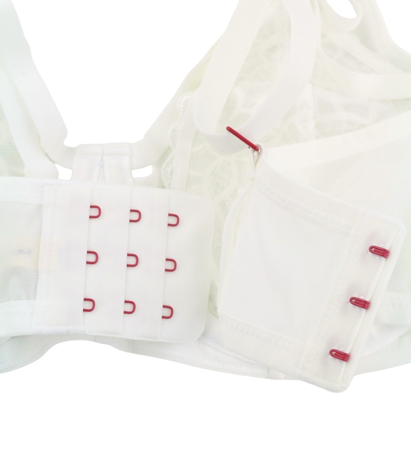 SCANDALE Le Bandeau Unpadded Sublime-Undyed Women Bra 80E White Guipure Laces