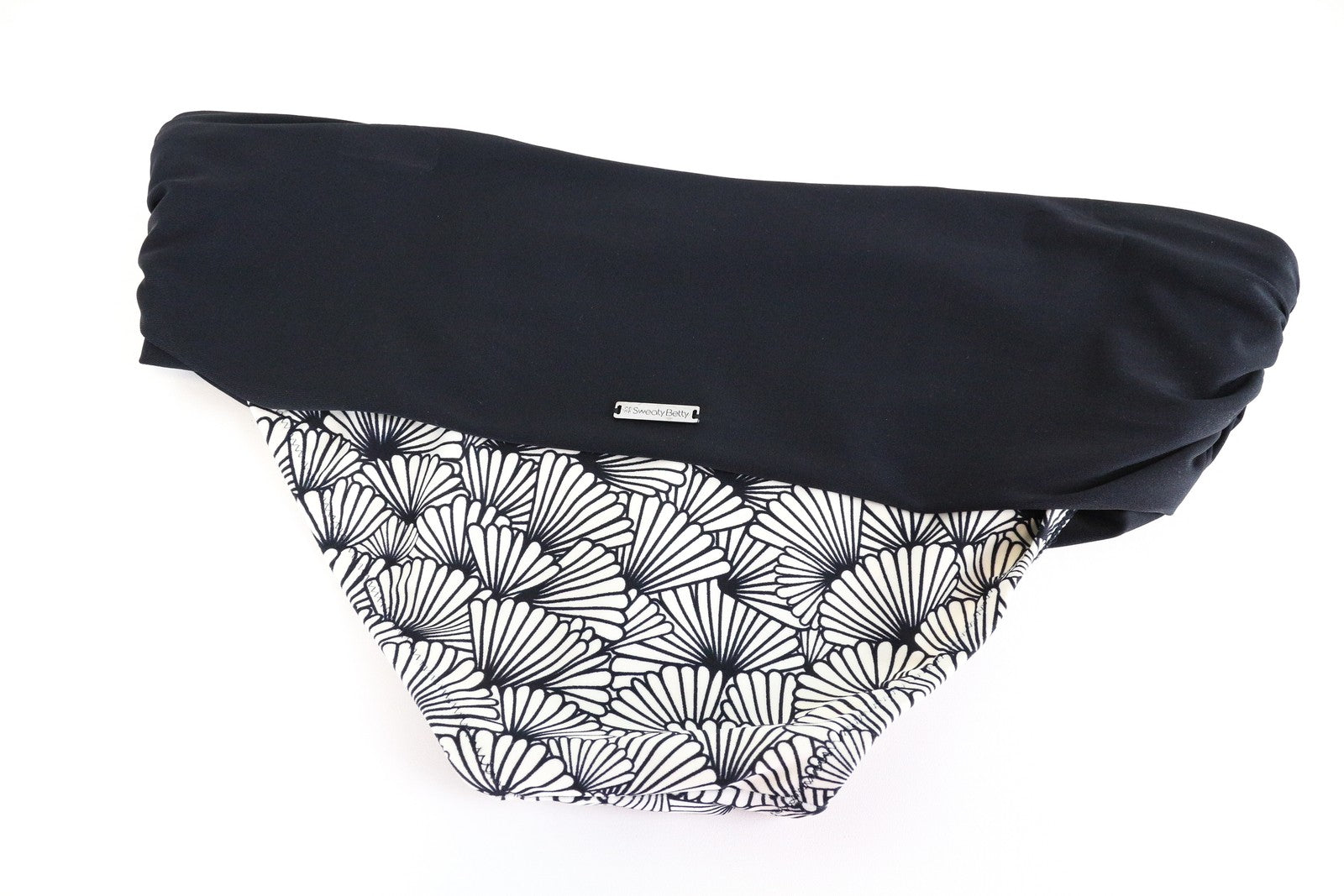 SWEATY BETTY Tranquility Women Swimwear XL White Shell Patterned Bikini Bottom