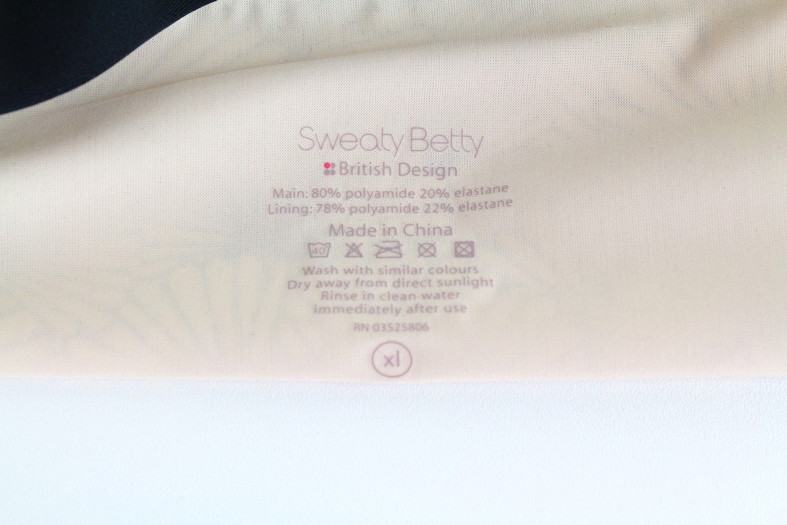 SWEATY BETTY Tranquility Women Swimwear XL White Shell Patterned Bikini Bottom