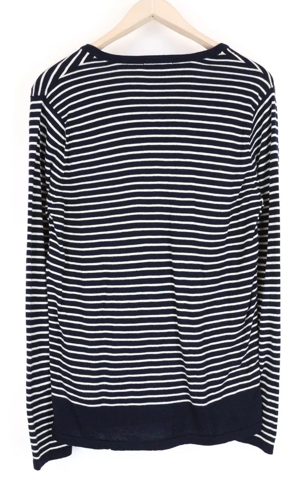 SCOTCH & SODA Ams Couture Men Sweatshirt S Navy Cotton Blend Striped Layered