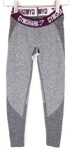 Grey Nylon Sport Leggings