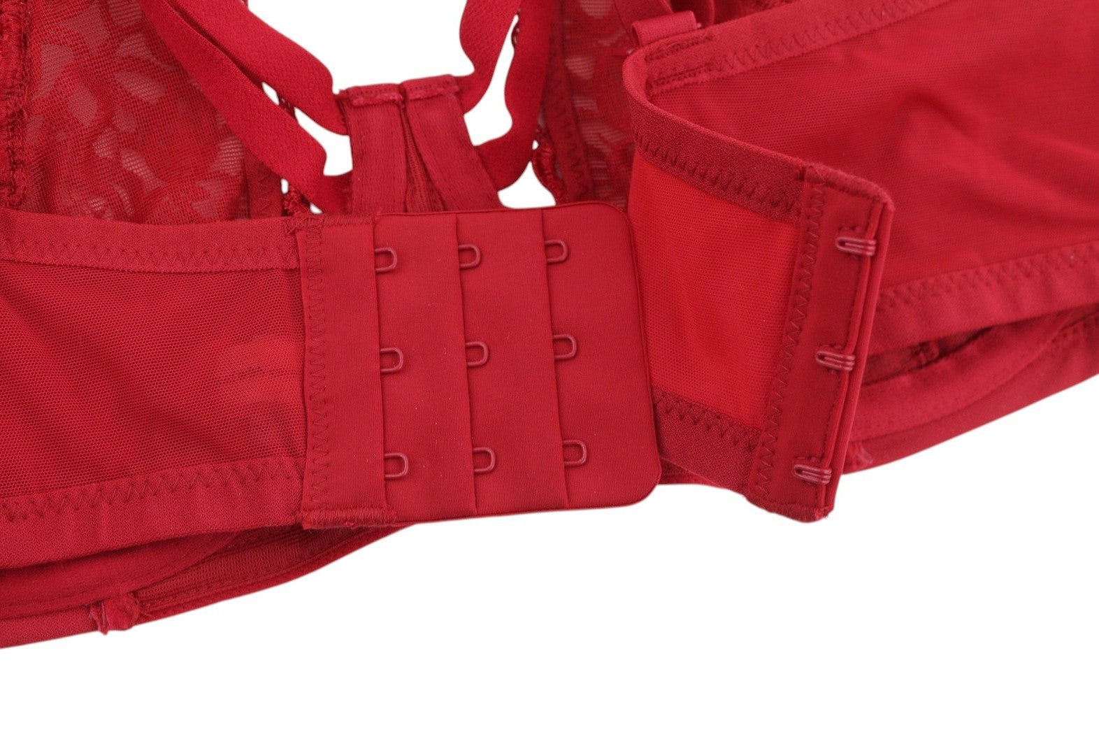 SCANDALE Le Bandeau Unpadded Sublime-Red Women Bra 85C Guipure Laces