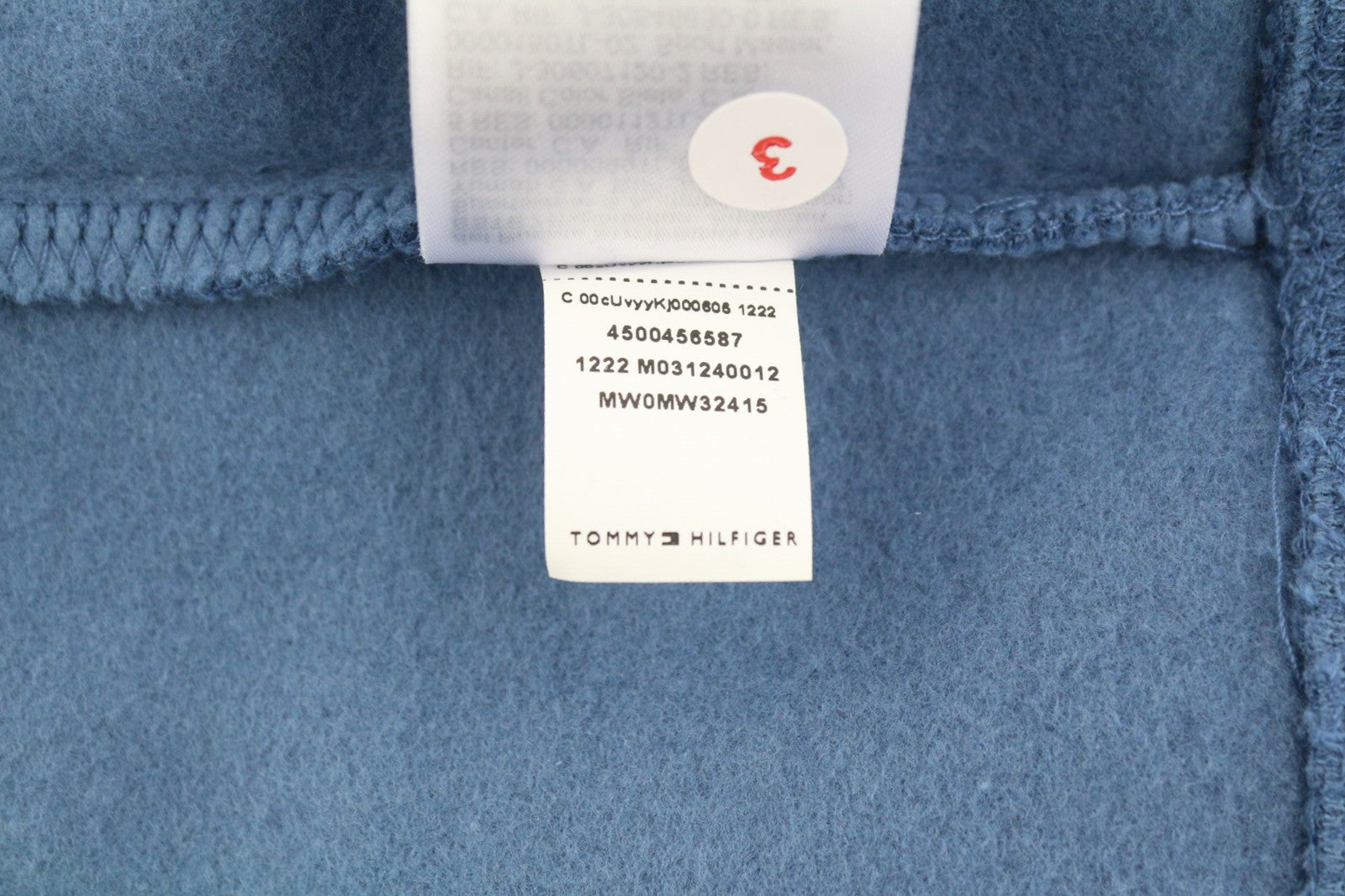 TOMMY HILFIGER Men Hoodie XL Blue Kangaroo Logo Pull On