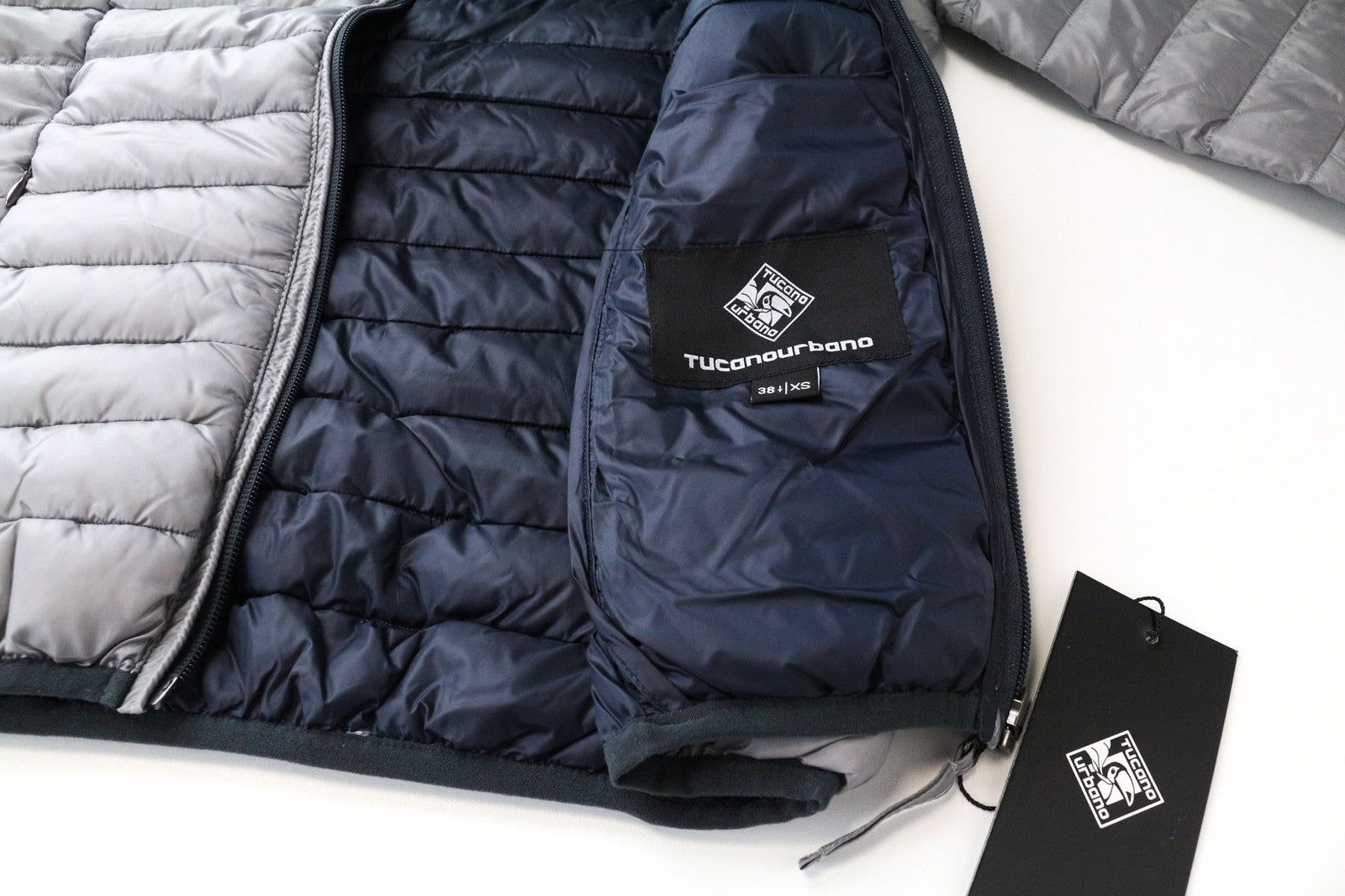 TUCANO URBANO moteriška motociklininko striukė, pilka, paminkštinta, kvėpuojanti, IT38 