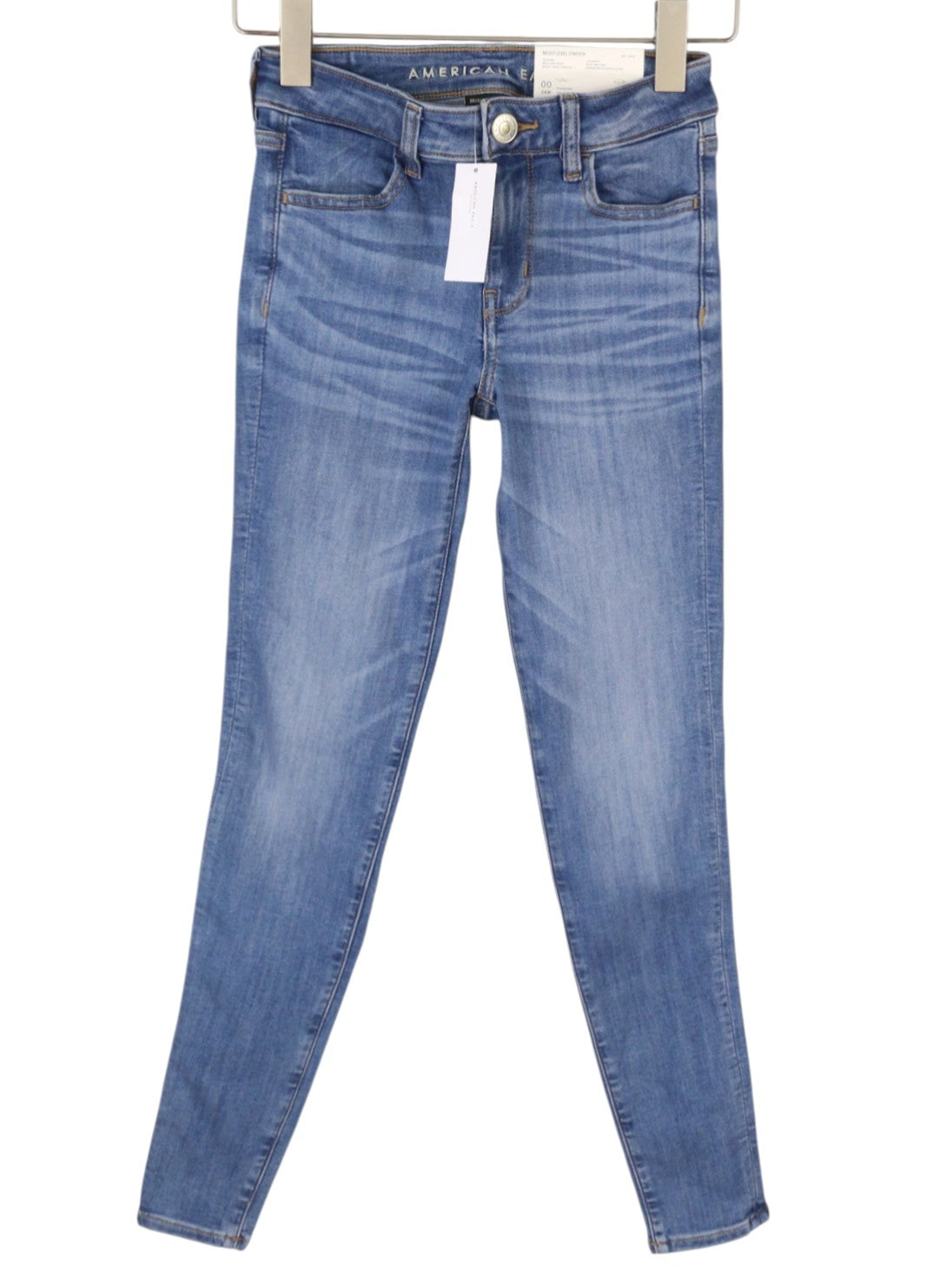 AMERICAN EAGLE OUTFITTERS Jegging Brilliant Blue Women Jeans W24 Stretch