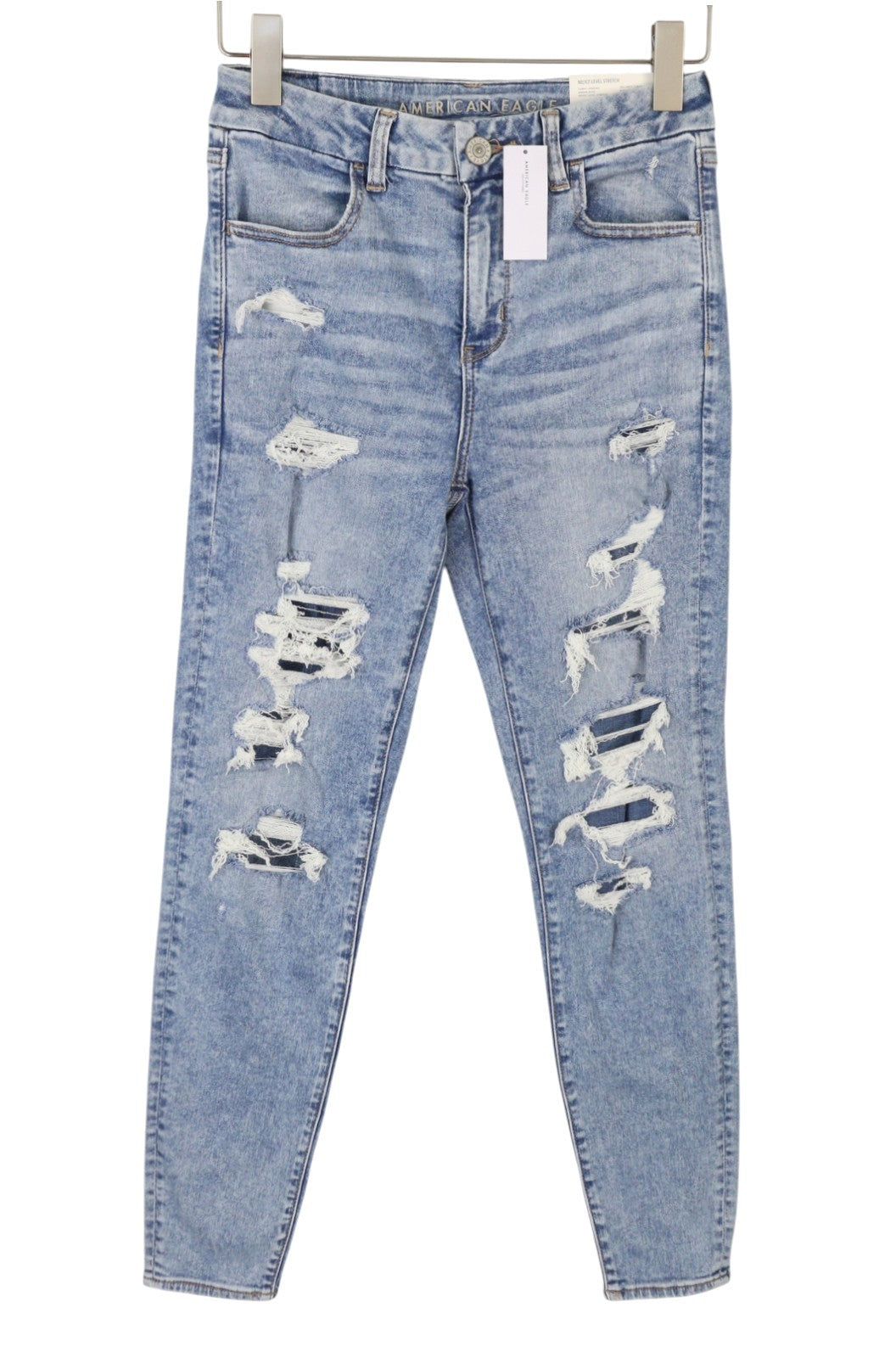 AMERICAN EAGLE OUTFITTERS Curvy Jegging Dream Blue Women Jeans W28 Stretch