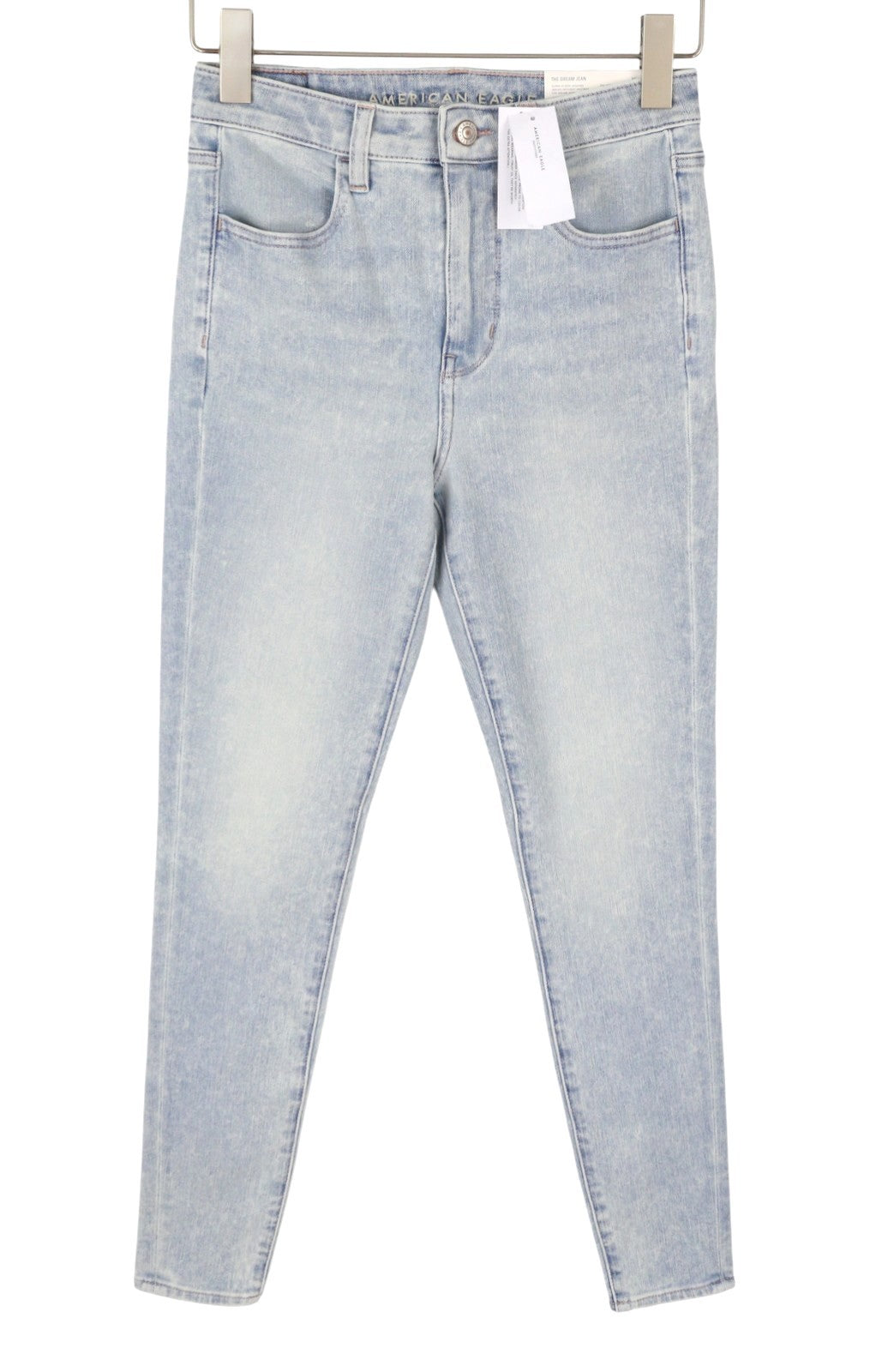 AMERICAN EAGLE OUTFITTERS The Dream Women Jeans W27 Hi-Rise Skylight Destroy