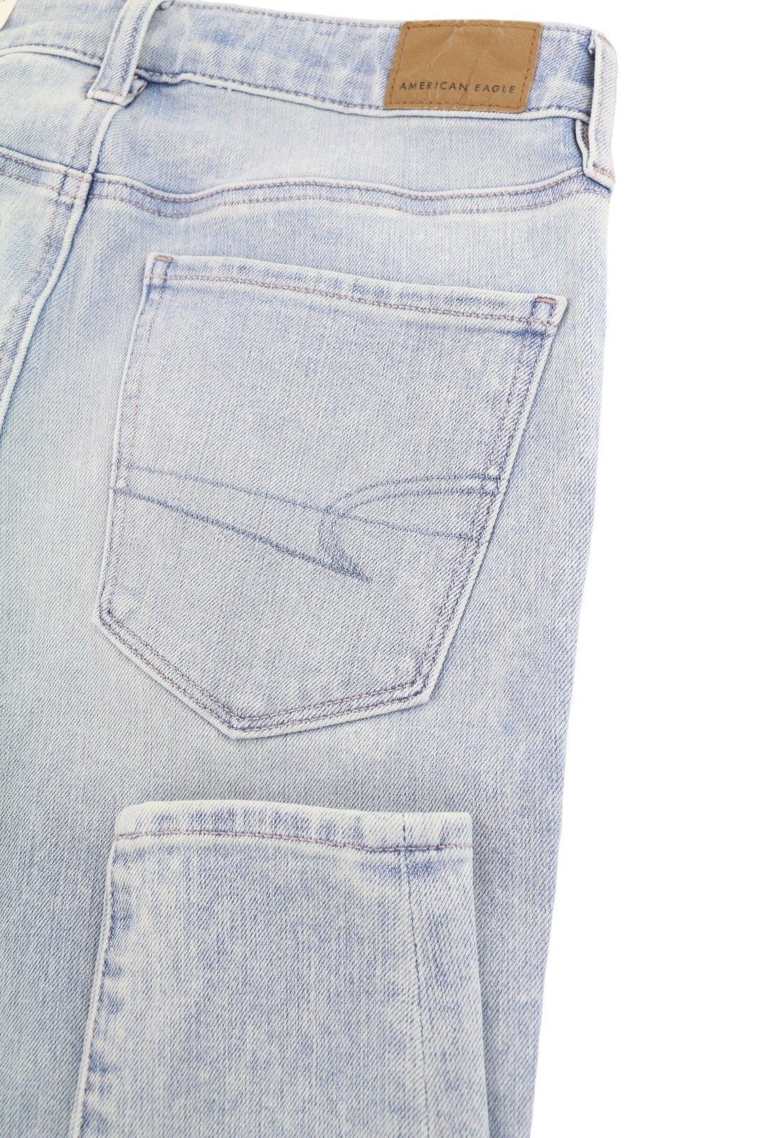 AMERICAN EAGLE OUTFITTERS The Dream Women Jeans W27 Hi-Rise Skylight Destroy