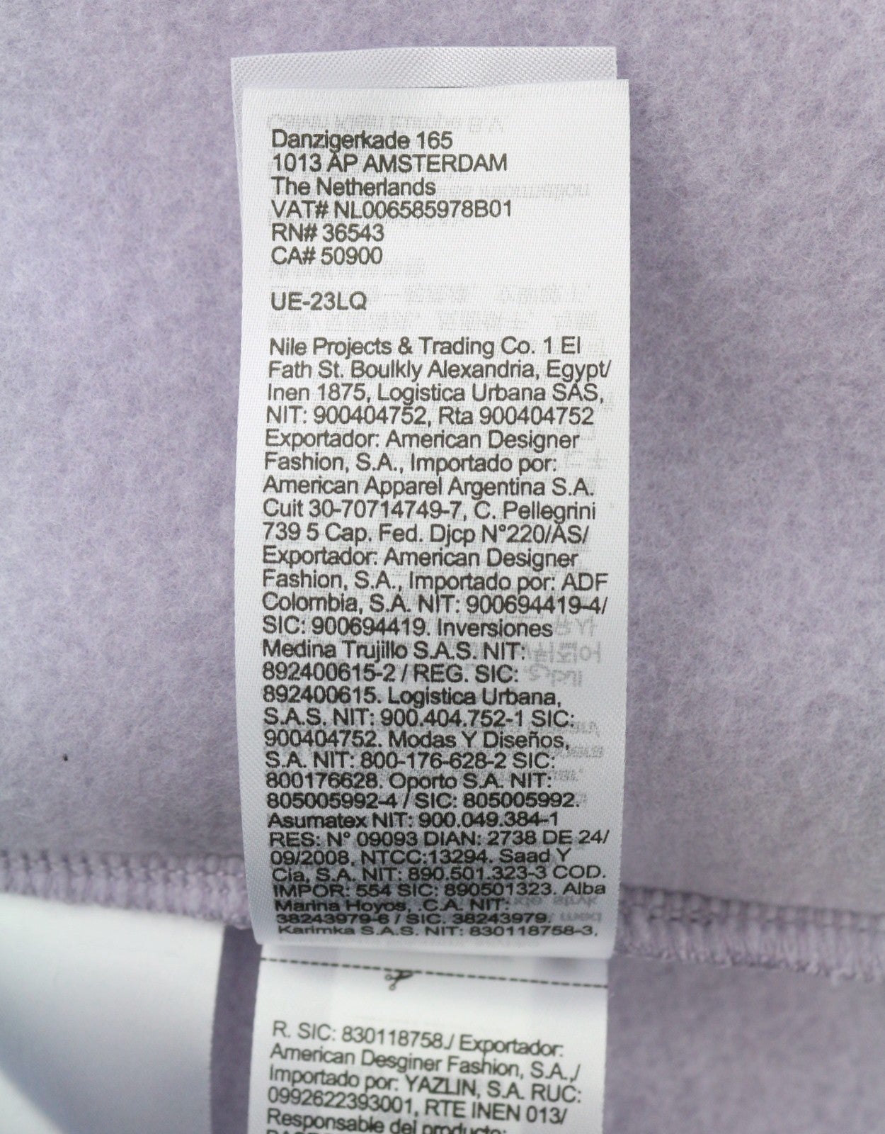 CALVIN KLEIN Men Sweatshirt M Lavender Crew Logo