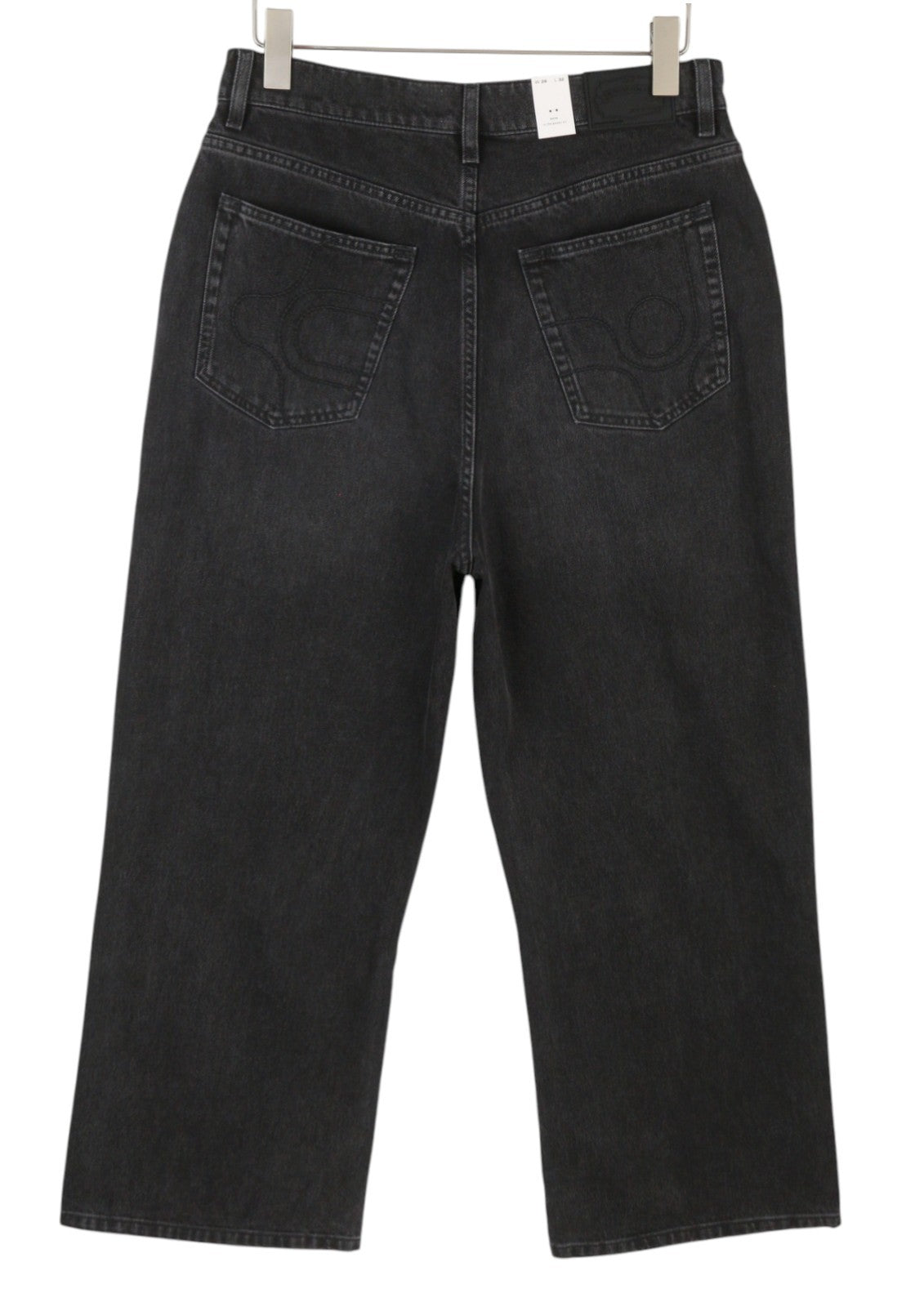 EYTYS Echo Sulphur Ultra Baggy Fit Men Jeans W31/L32 Black Faded Unisex RRP370