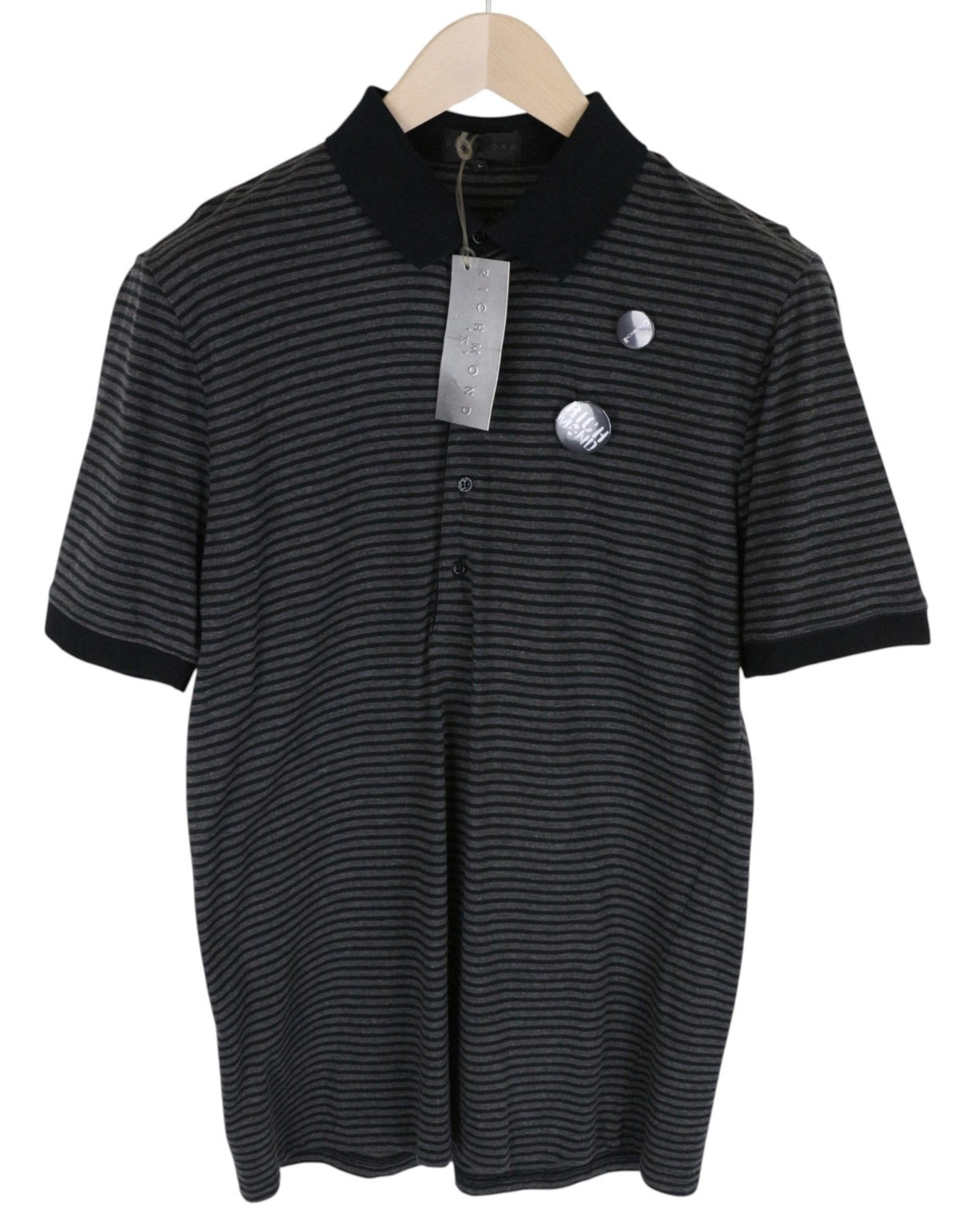 Pilki ruoželinio audinio marškinėliai