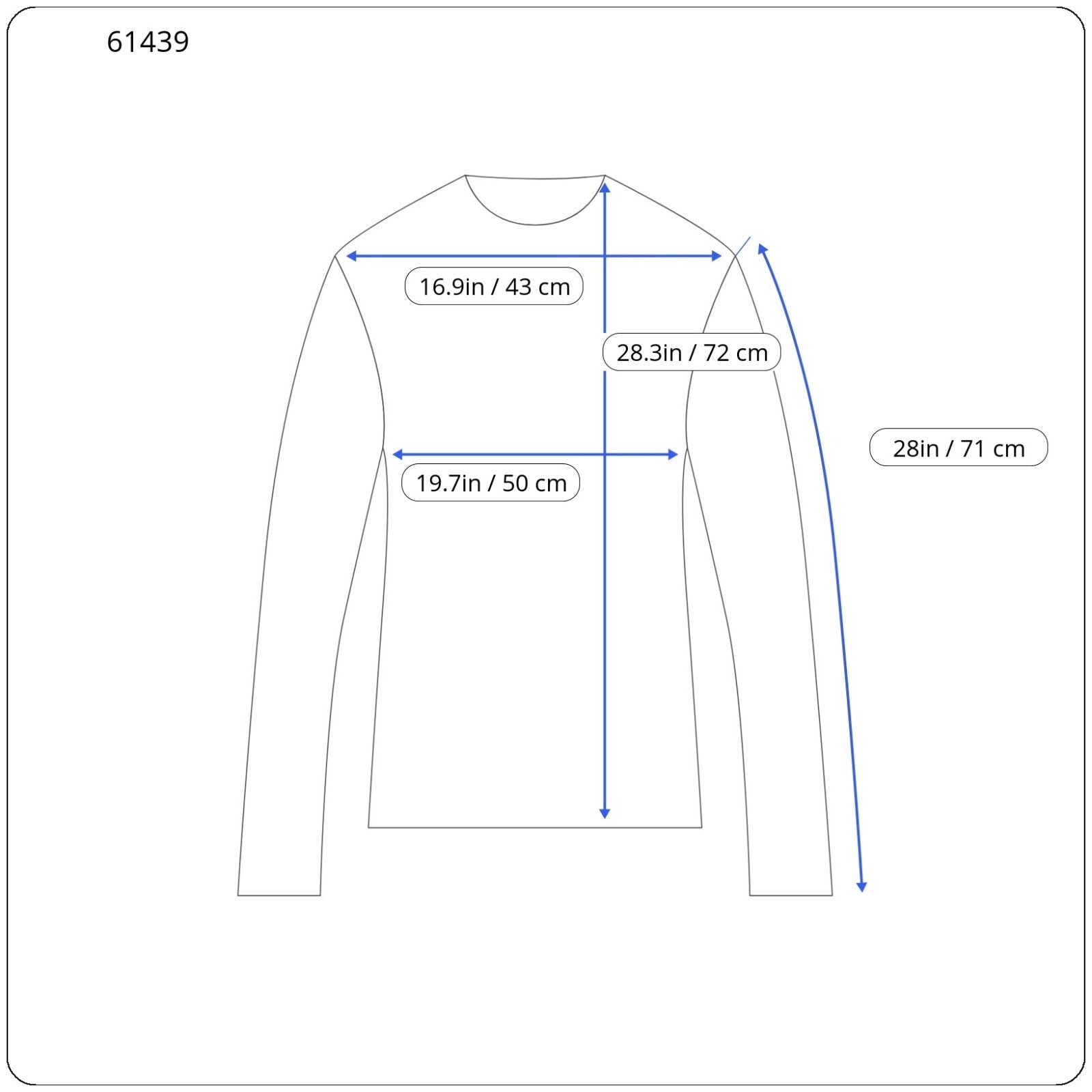 RICHMOND  Men Sweatshirt 50 Blue Pure Cotton Long Sleeve Logo Pull On