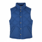 SCOTCH & SODA Men Waistcoat M Blue Two-Tone Camouflage Reversible Quilted