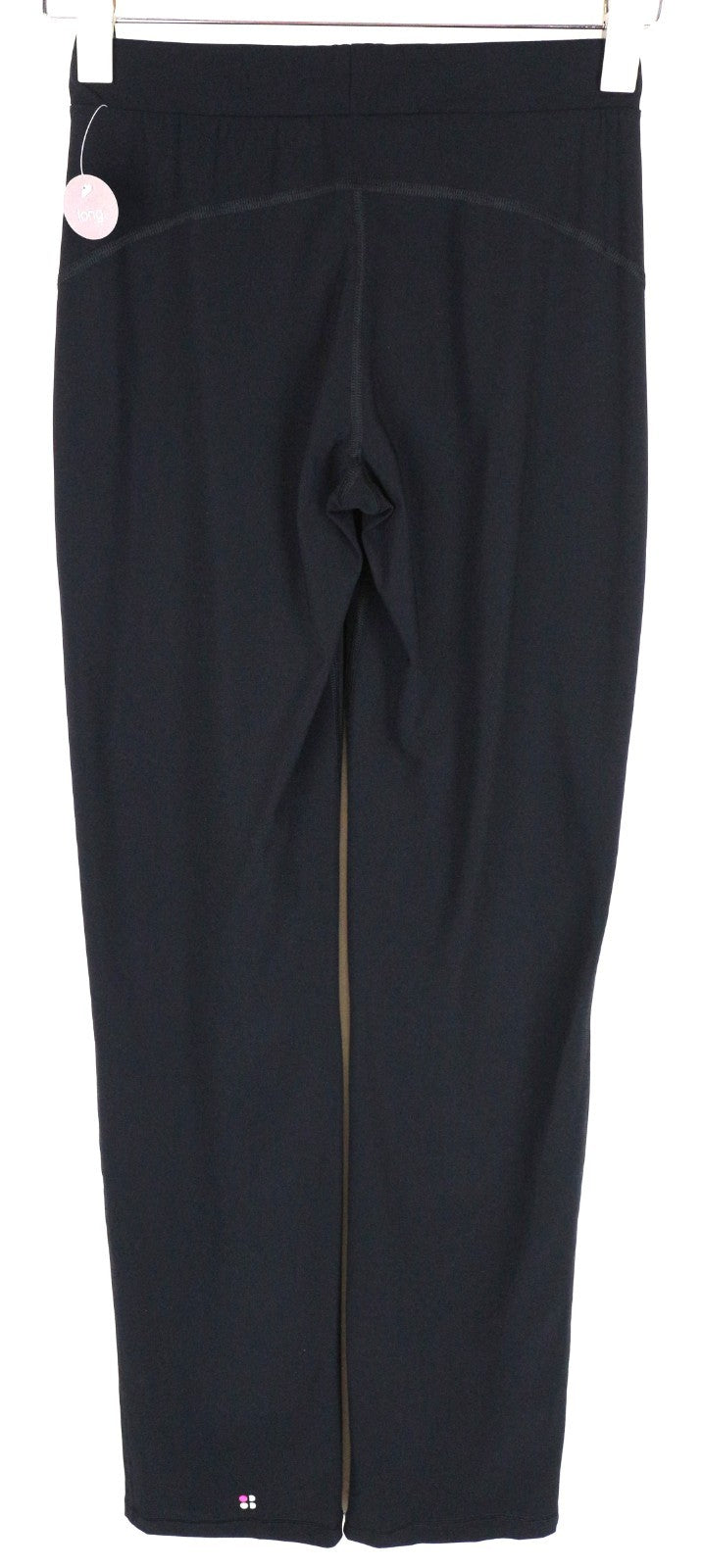 SWEATY BETTY Lyrical Dance Women Trousers XS Black Slim Leg Stretch Sculpting