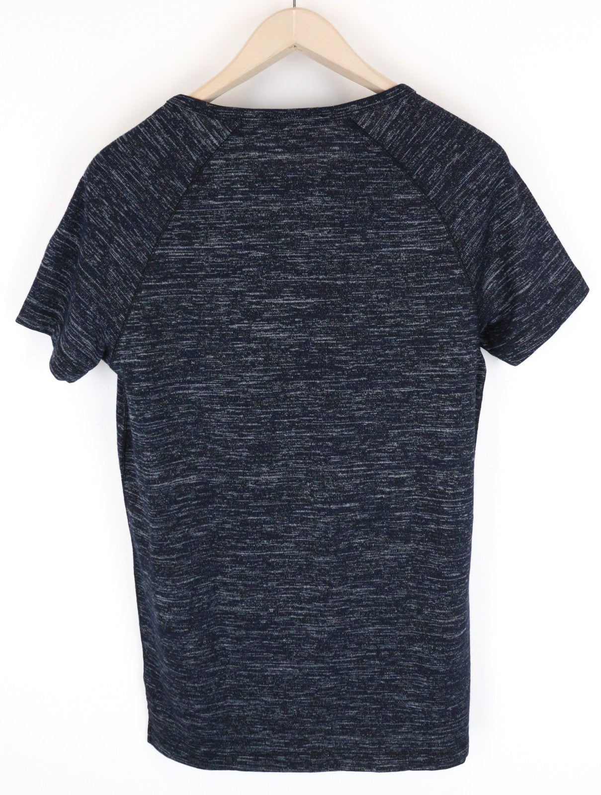 SCOTCH & SODA Ams Couture Men T-Shirt S Navy Short Sleeved Cotton Blend Stretch