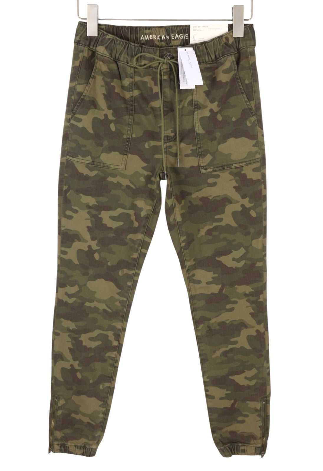 AMERICAN EAGLE OUTFITTERS Jegging Jogger Women Trousers W29 Stretch Camouflage