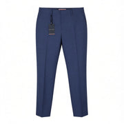 TOMMY HILFIGER THFlex Micro Structure Men Trousers EU48 Blue Wool Blend