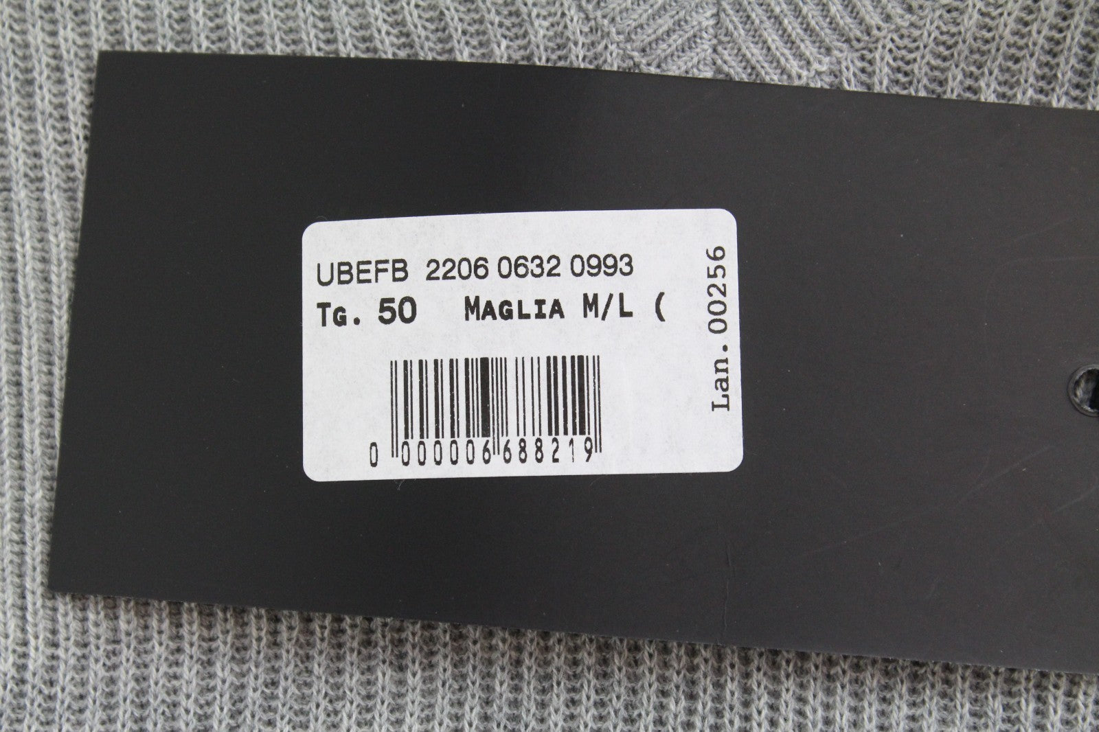 RICHMOND  Men Sweatshirt M/L Grey Pure Cotton V-neck Long Sleeved Casual