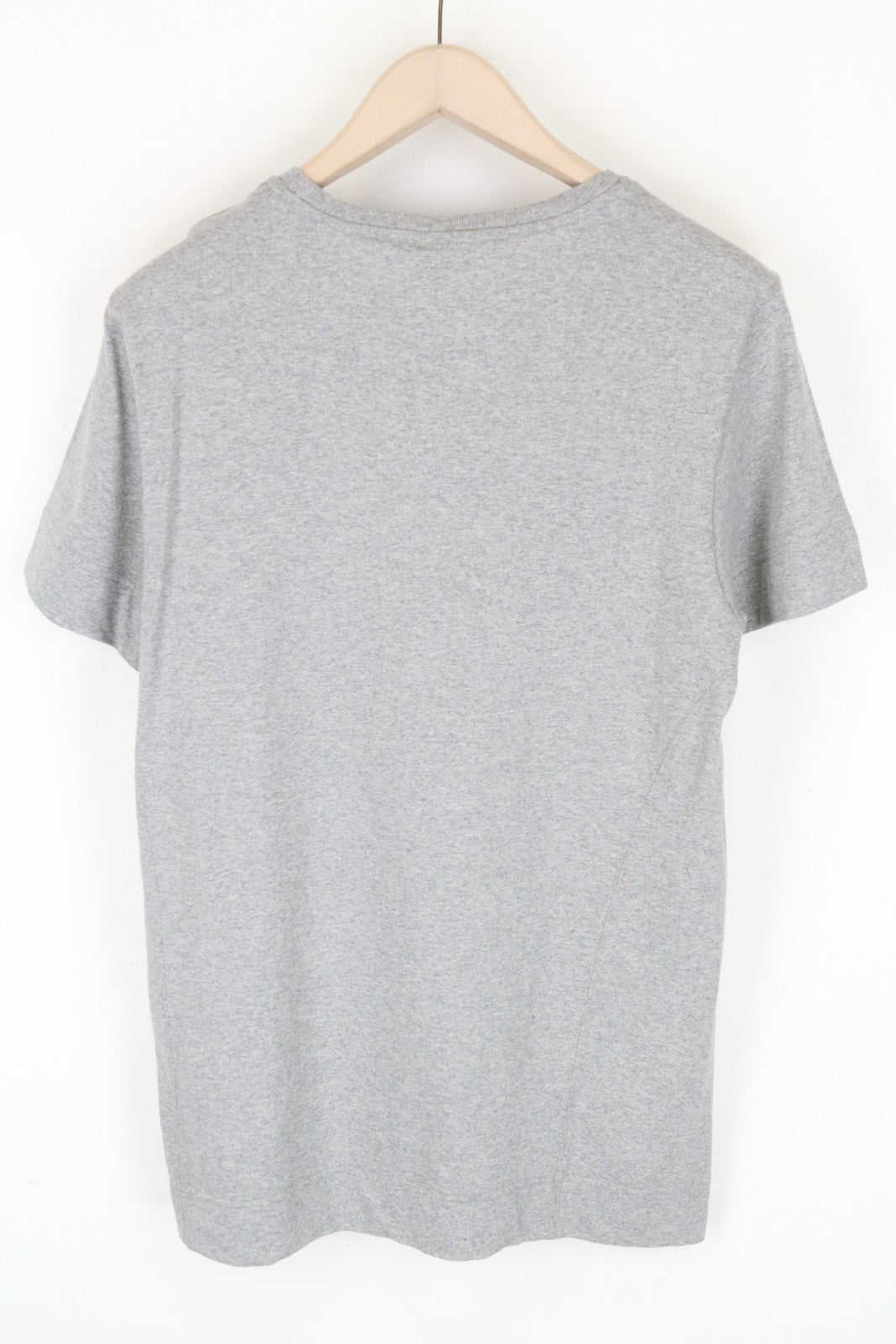 RICHMOND Men T-Shirt L Casual Grey Pure Cotton Logo Short Sleeve Pull On