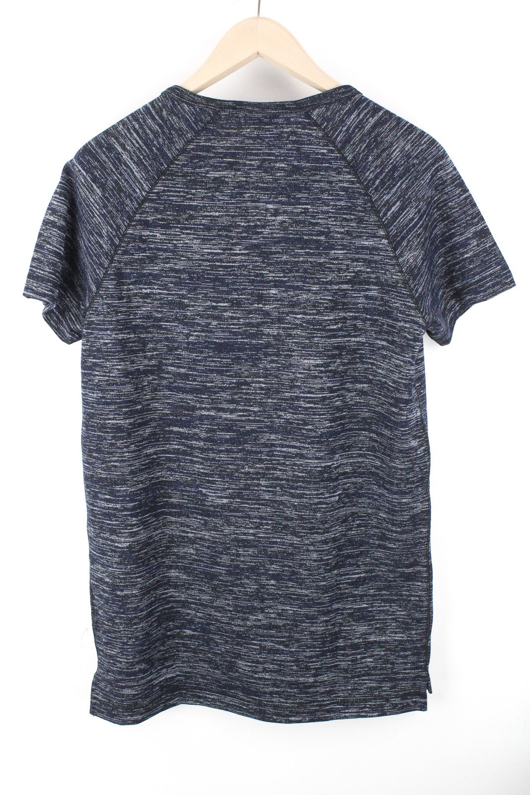 SCOTCH & SODA Ams Couture Men T-Shirt S Blue Cotton Blend Long Fit Short Sleeve