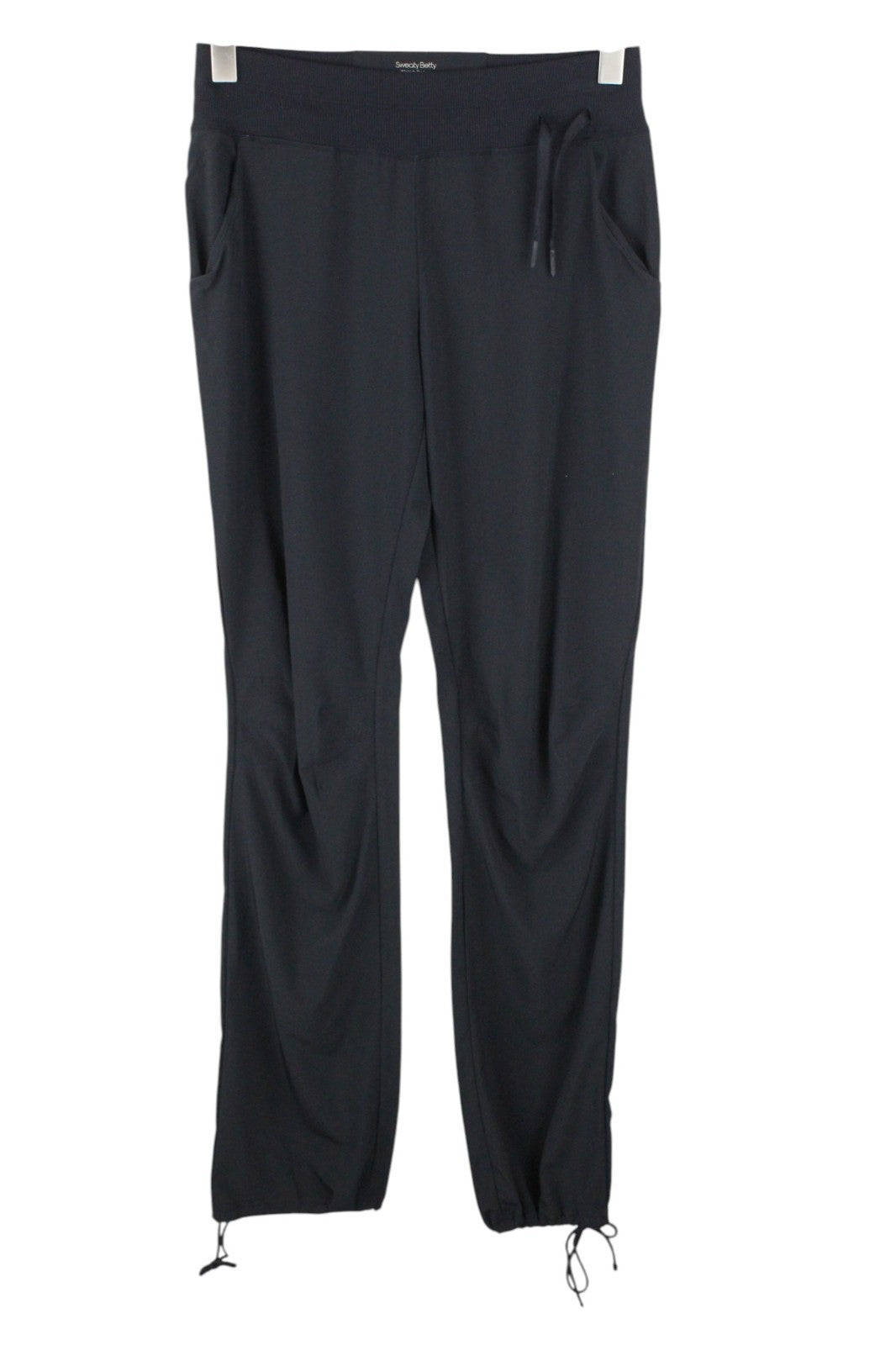 SWEATY BETTY Beat Box Women Trousers XS Black Stretch Dance Lightweight